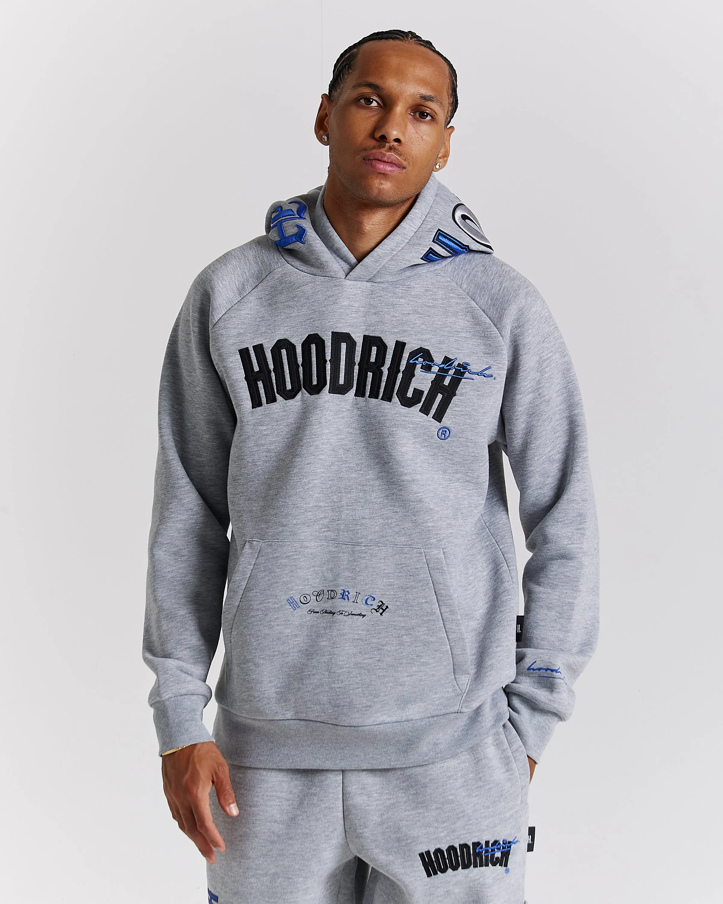 Heat Hoodie - Grey/Black/Blue sold by Hoodrich