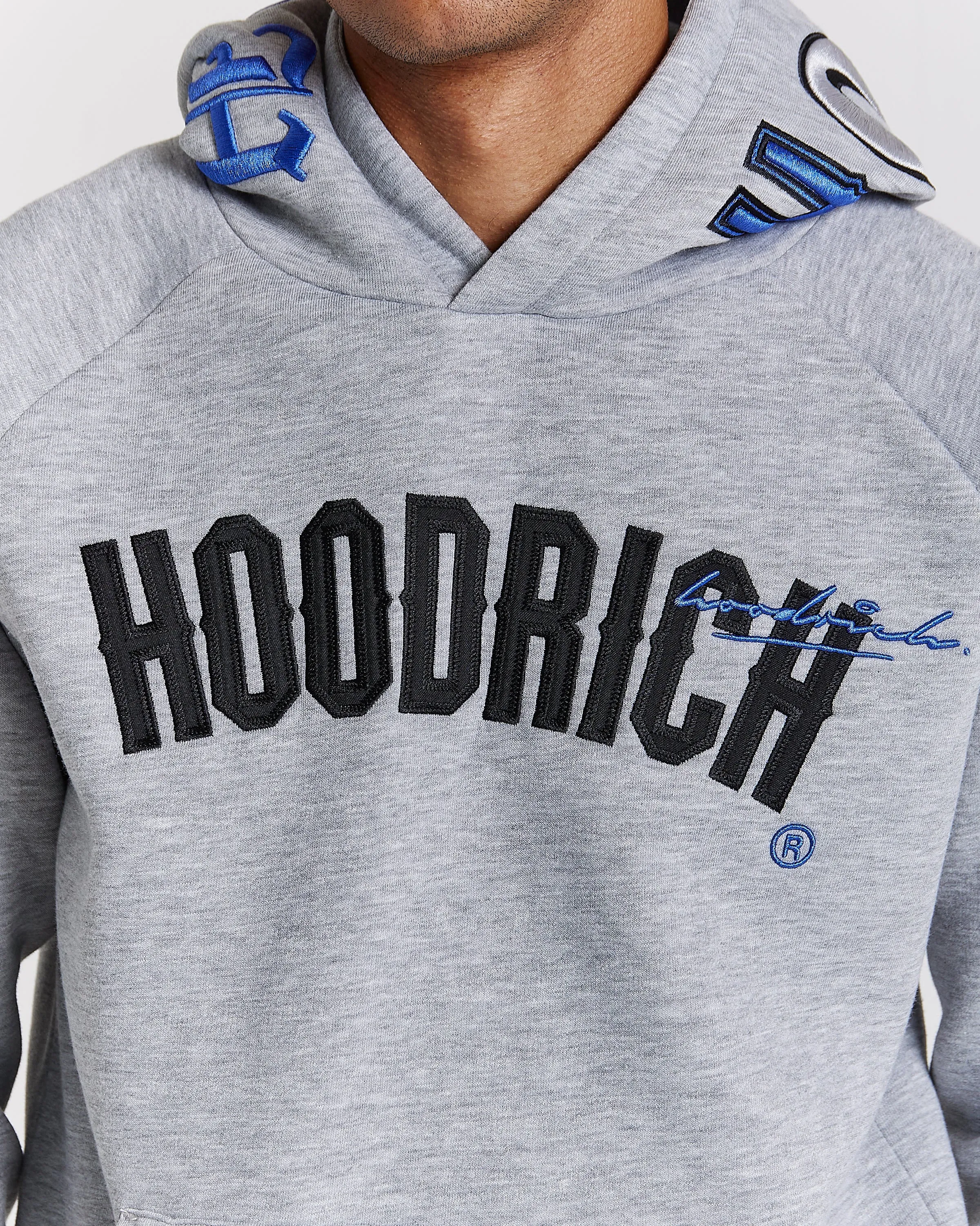 Heat Hoodie - Grey/Black/Blue sold by Hoodrich product image thumbnail 5