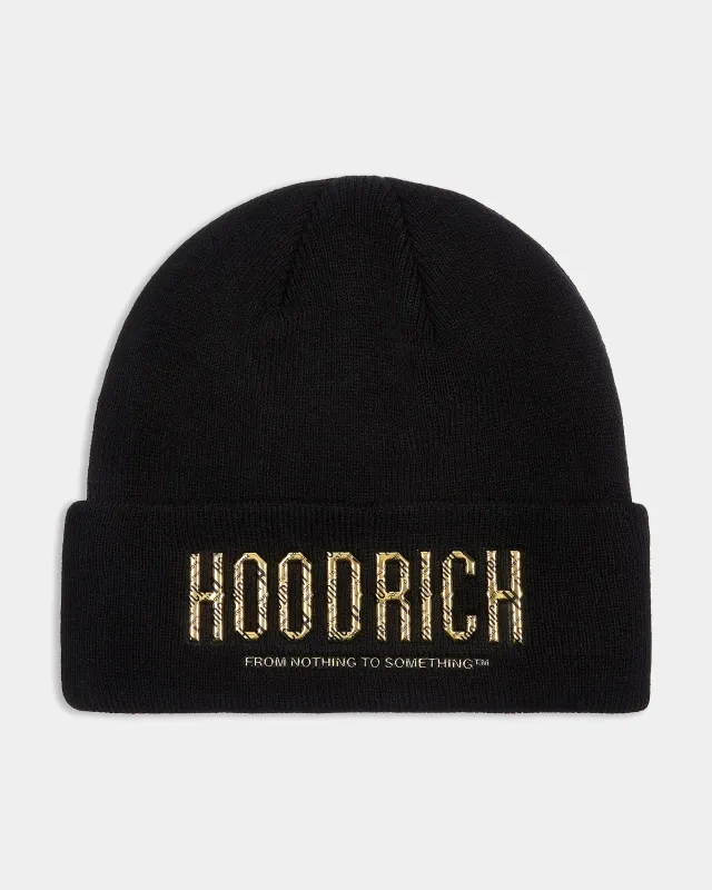 Icarus Beanie - Black/Gold sold by Hoodrich