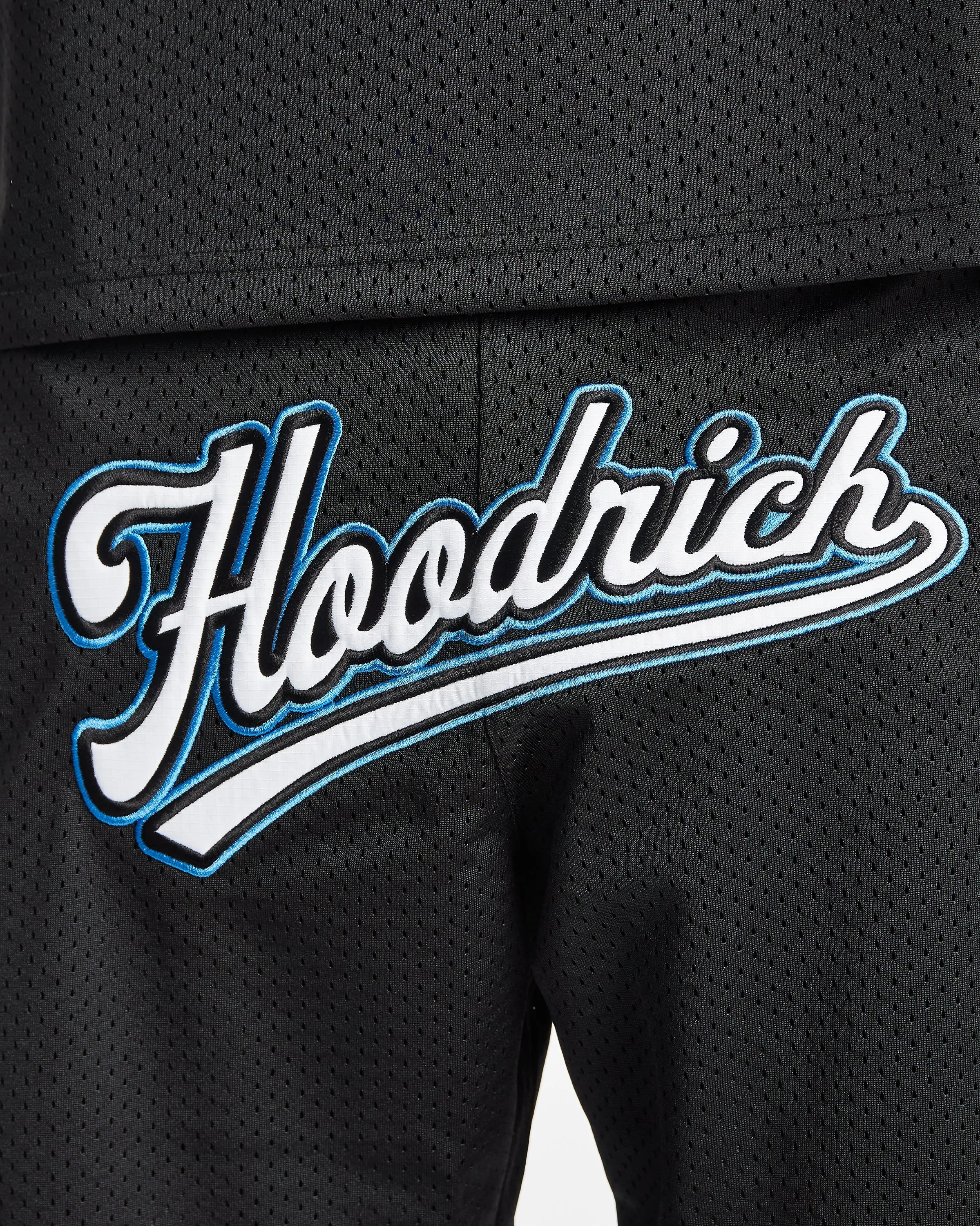 Stadium Basketball Shorts - Black/White/Blue sold by Hoodrich product image thumbnail 2