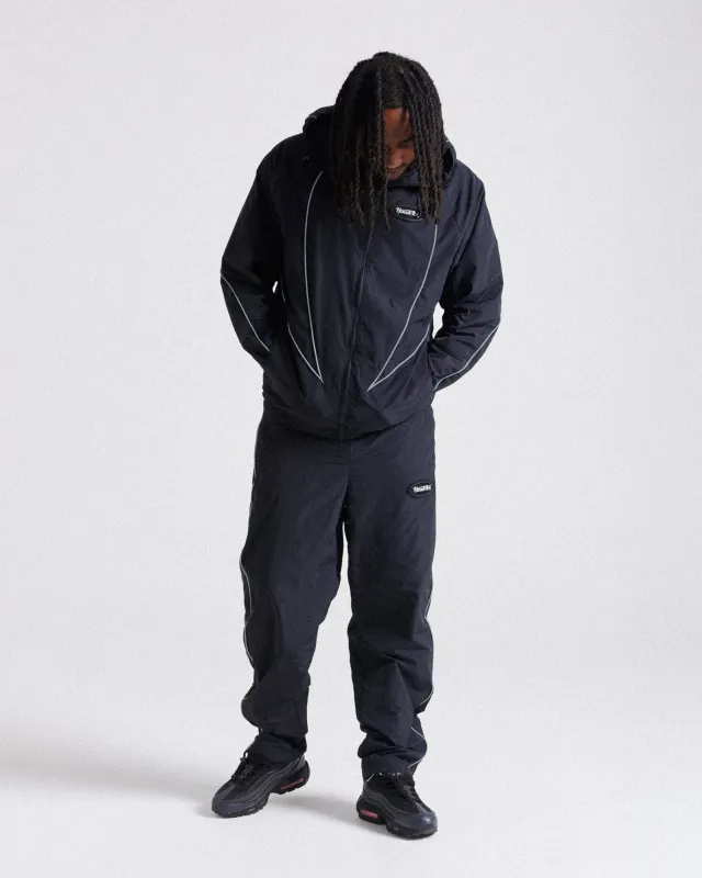 Cypher Woven Pants - Black/Reflective sold by Hoodrich