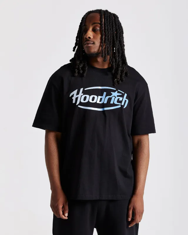 Curve Oversized T-Shirt - Black/Blue sold by Hoodrich