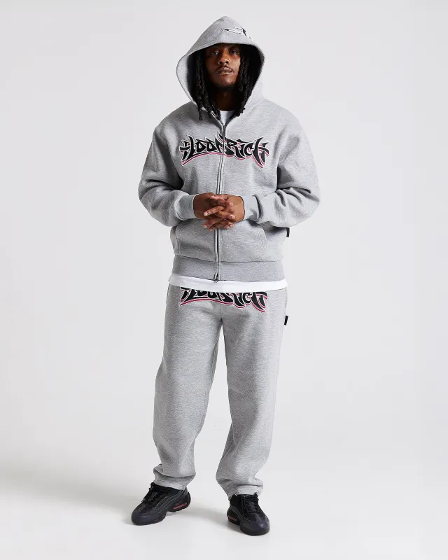 Graff Oversized Joggers - Grey/Black/Pink sold by Hoodrich