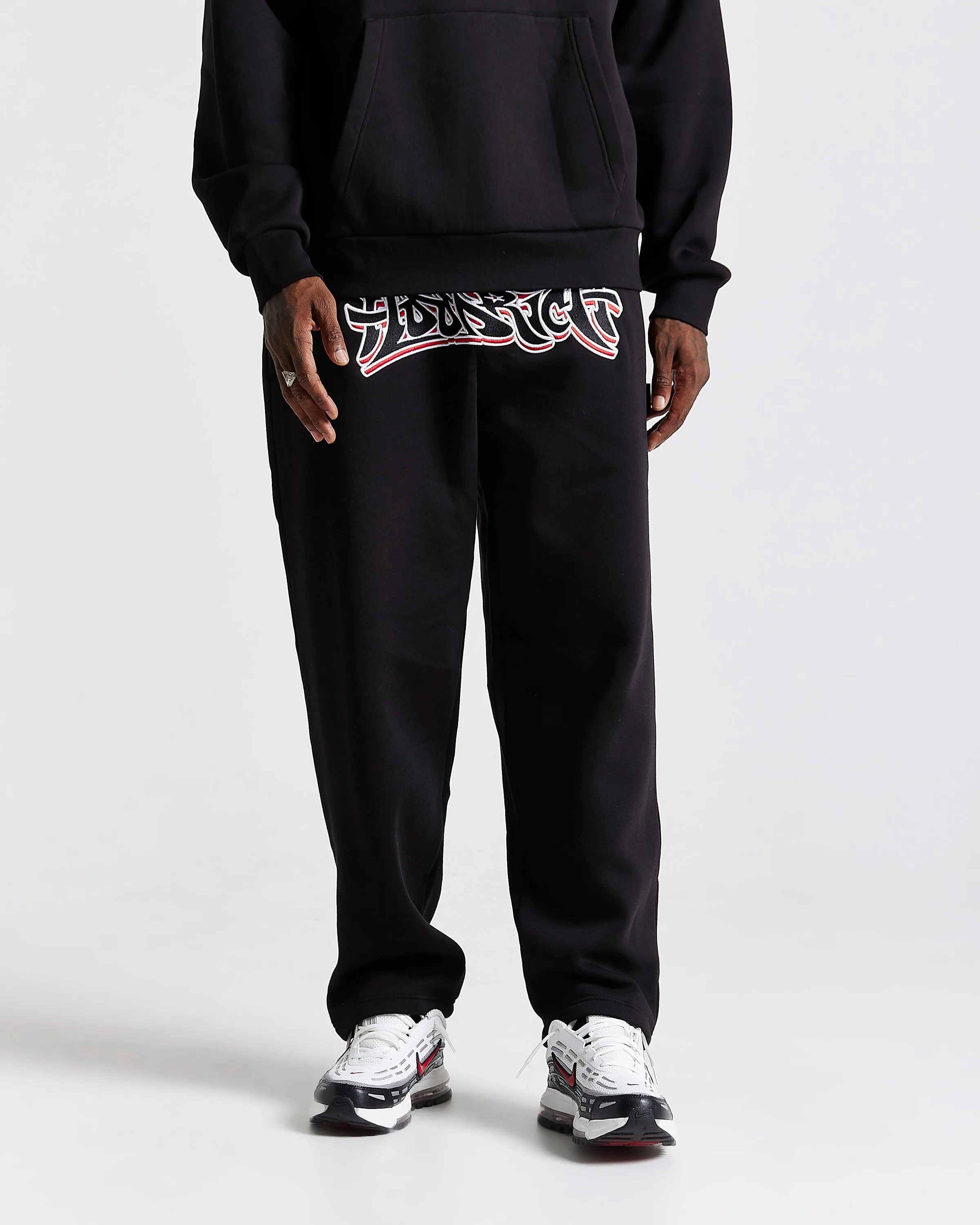 Graff Oversized Joggers - Black/White/Red sold by Hoodrich product image thumbnail 2