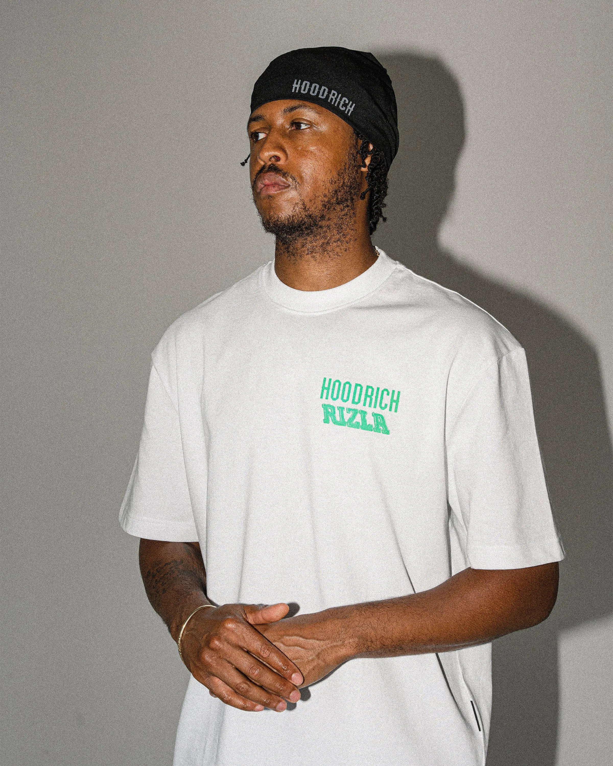 Rizla Premium Oversized T-Shirt - White/Green sold by Hoodrich product image thumbnail 2