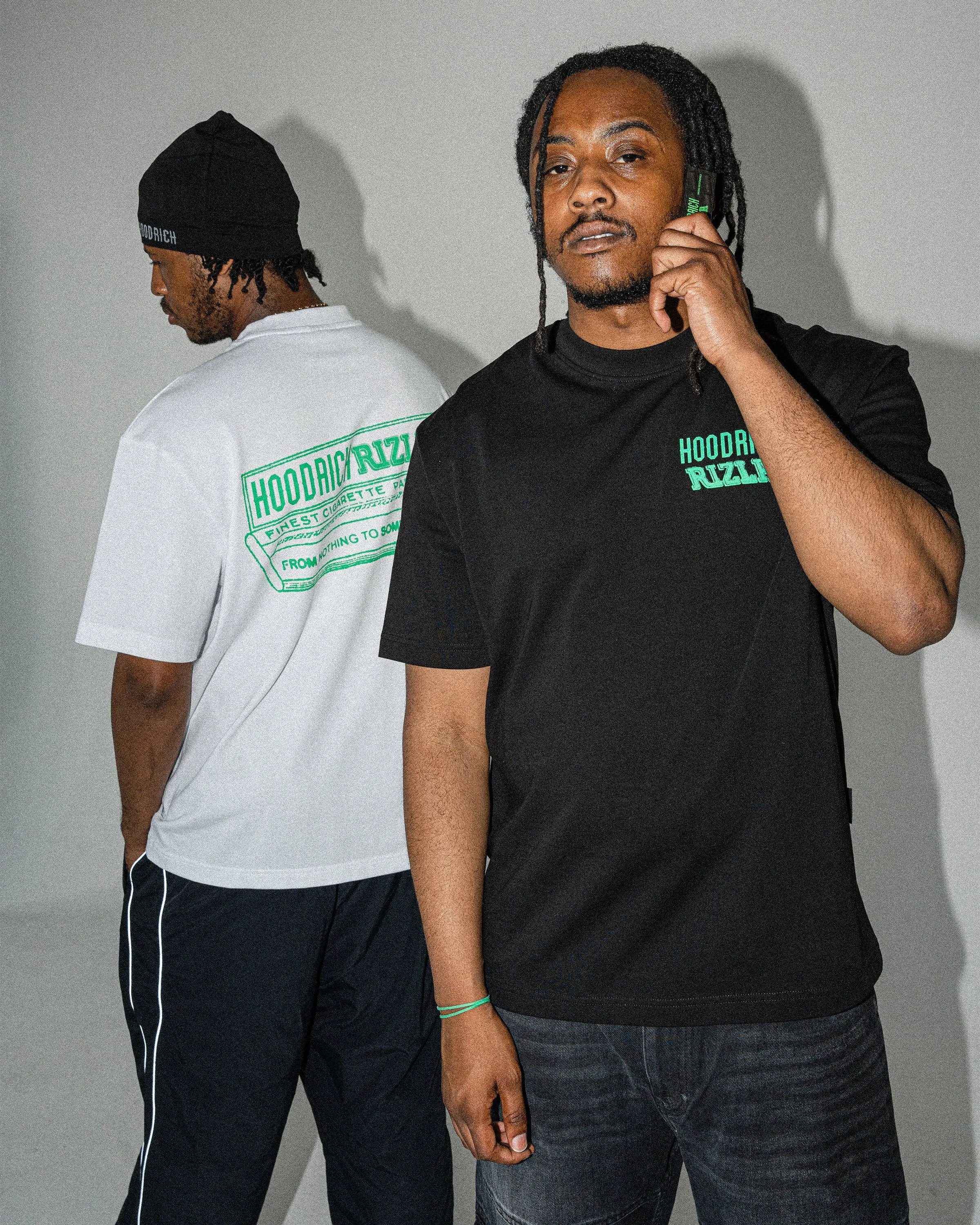 Rizla Premium Oversized T-Shirt - Black/Green sold by Hoodrich product image thumbnail 3