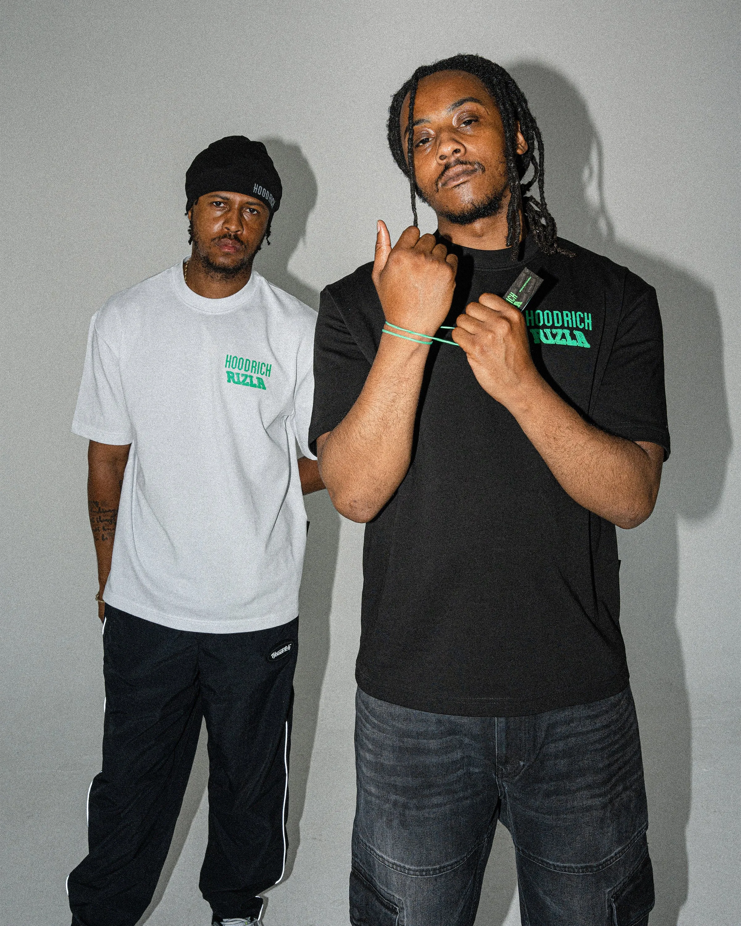 Rizla Premium Oversized T-Shirt - Black/Green sold by Hoodrich product image thumbnail 4