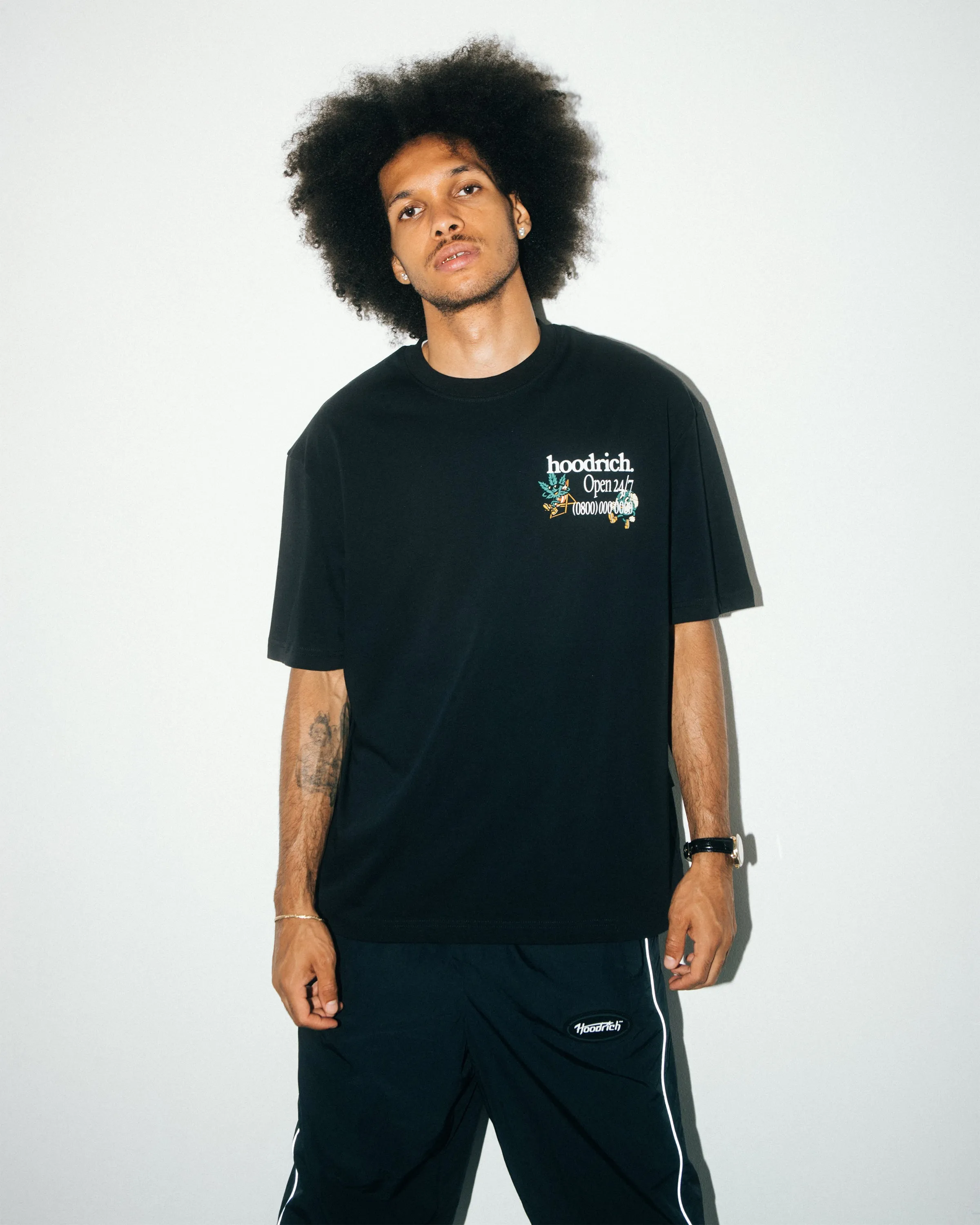 Renowned Oversized T-shirt - Black/White sold by Hoodrich product image thumbnail 2
