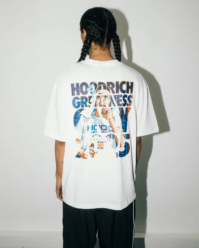 Greatness Oversized T-Shirt - White sold by Hoodrich