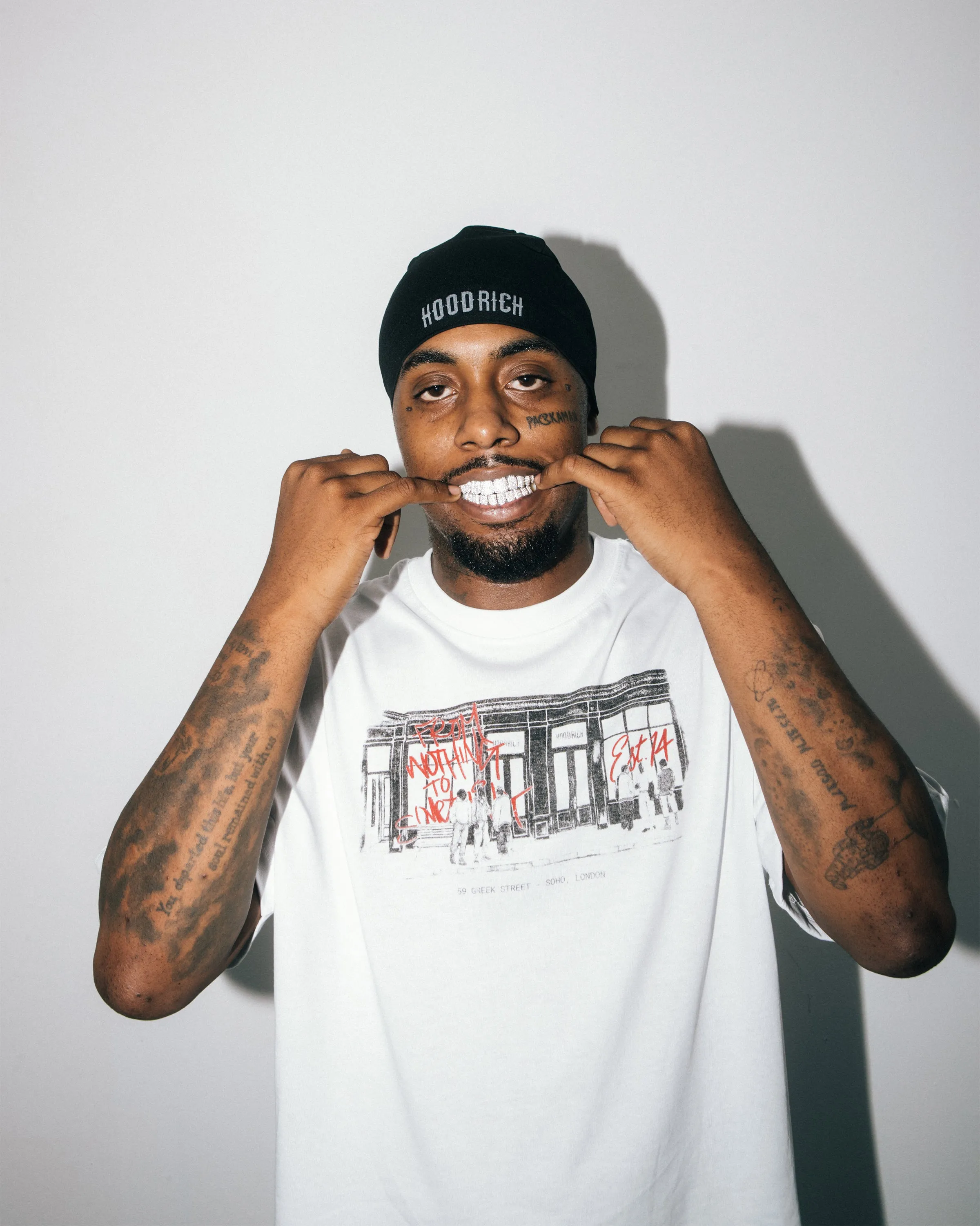 Fifty Nine Oversized T-Shirt - White/Black/Red sold by Hoodrich product image thumbnail 2