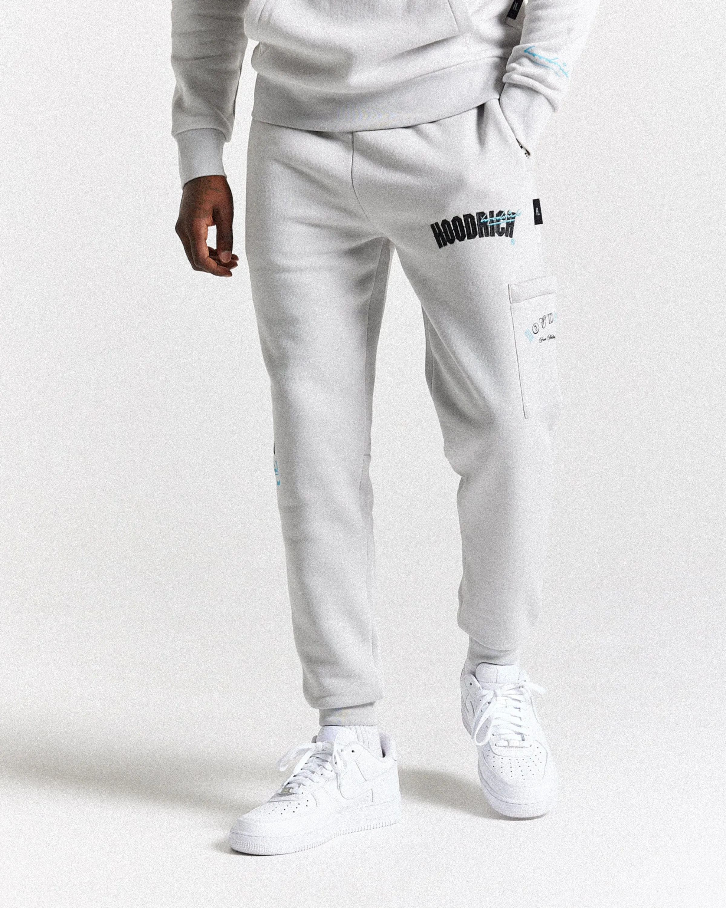 Heat Jogger - Light Grey/Black/Blue sold by Hoodrich product image thumbnail 2