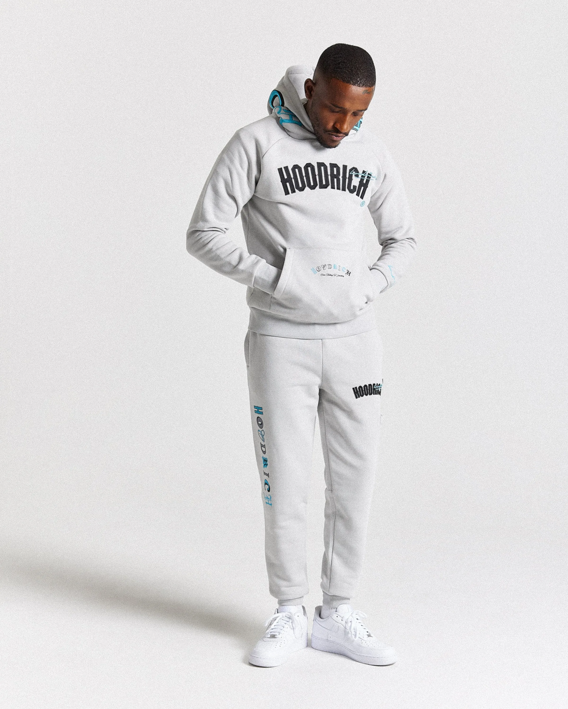 Heat Jogger - Light Grey/Black/Blue sold by Hoodrich product image thumbnail 5