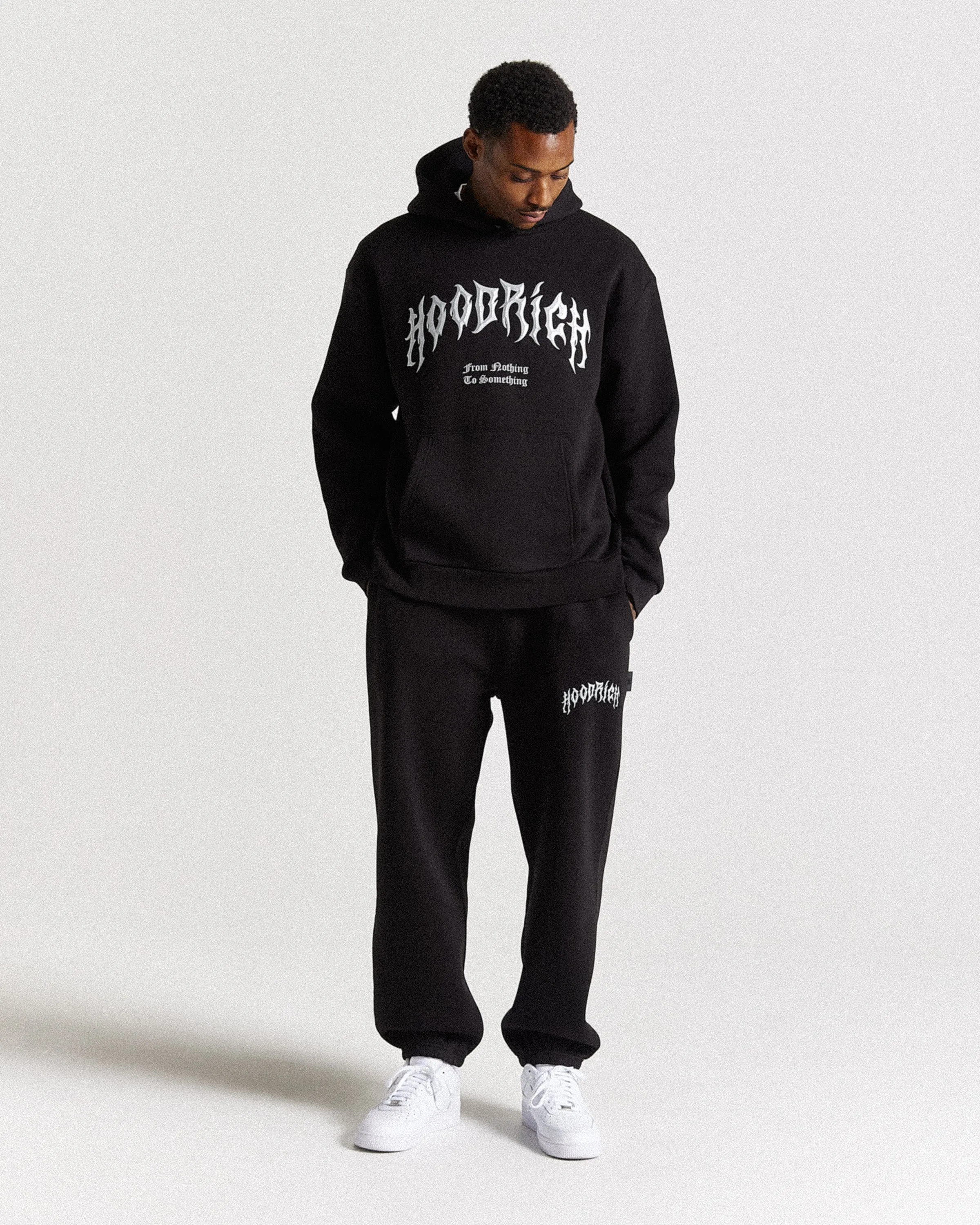 Midnight Oversized Jogger - Black/Chromatic sold by Hoodrich