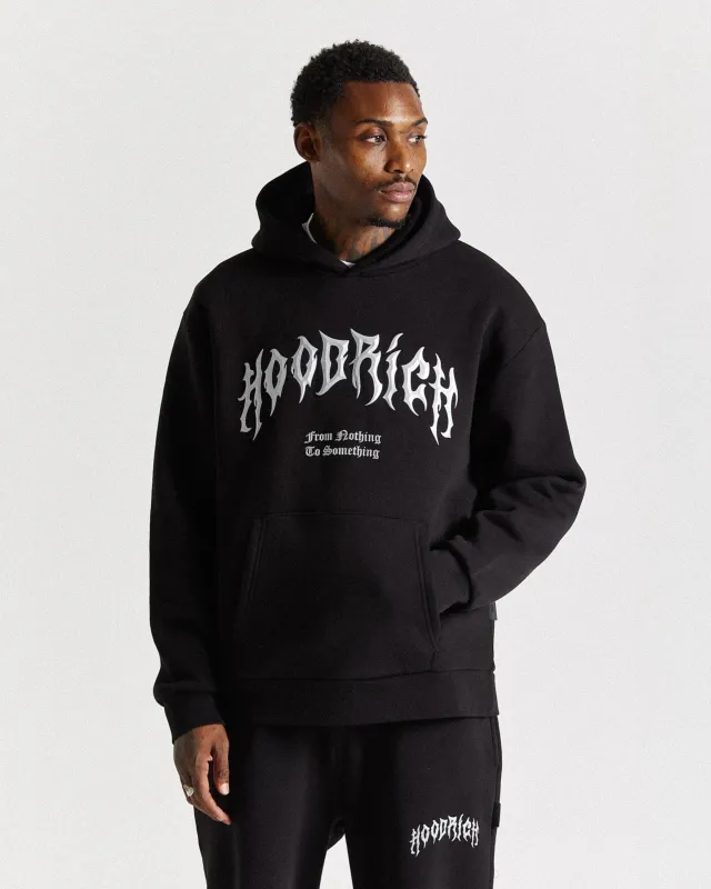 Midnight Oversized Hoodie - Black/Chromatic sold by Hoodrich