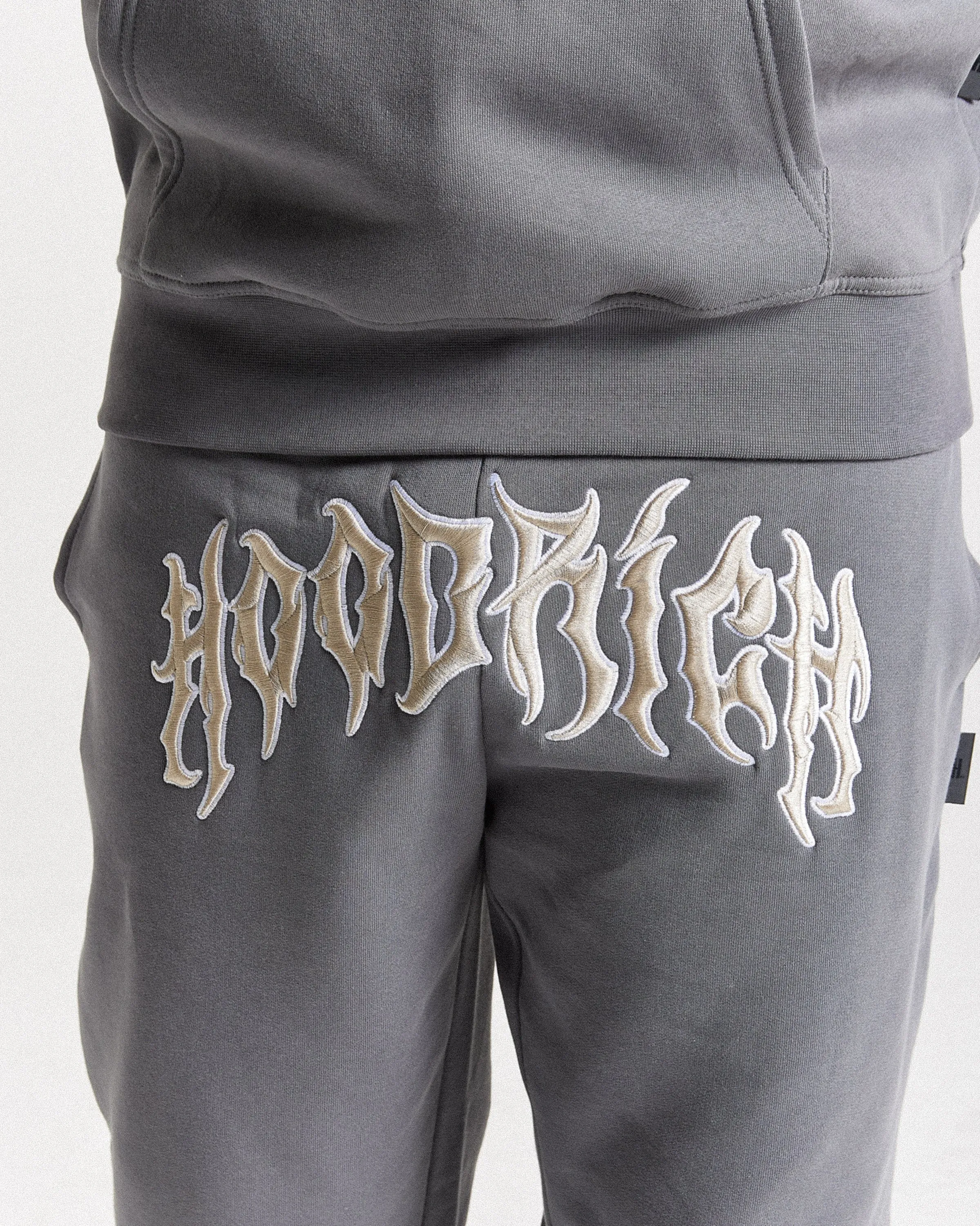 Spectral Oversized Joggers - Grey/Cream sold by Hoodrich product image thumbnail 2