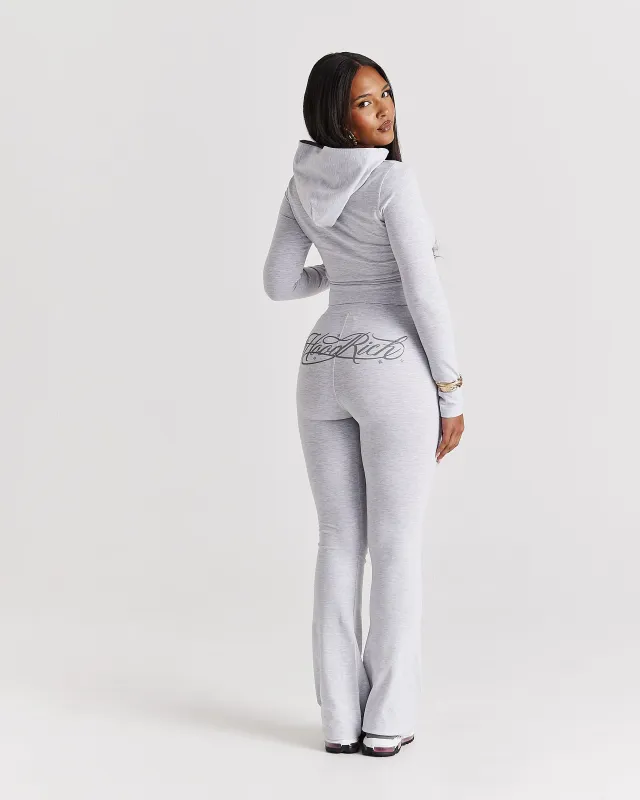 Solace Flare Leggings - Light Grey sold by Hoodrich