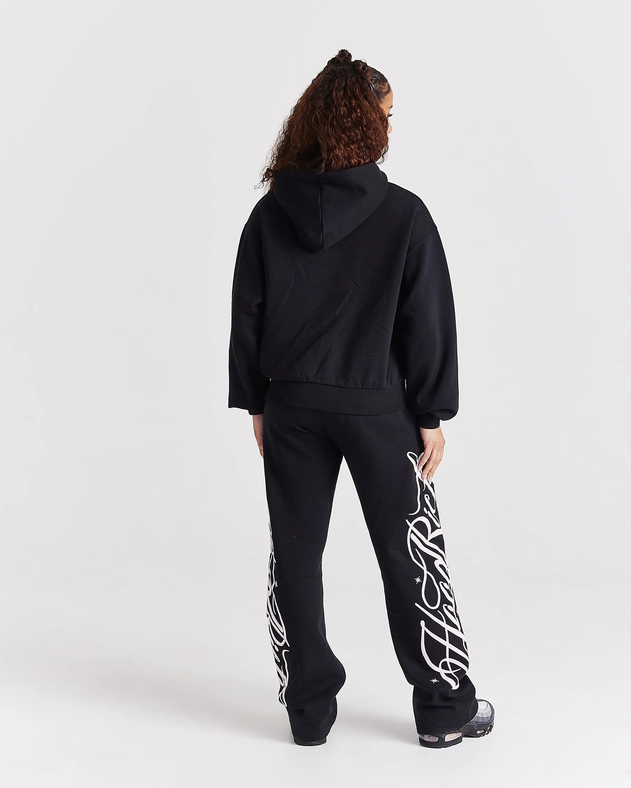 Solace Mid Length Hoodie - Black/Pink sold by Hoodrich product image thumbnail 5