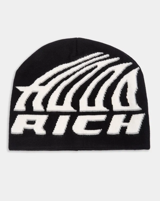 Chroma Skull Beanie - Black/White sold by Hoodrich