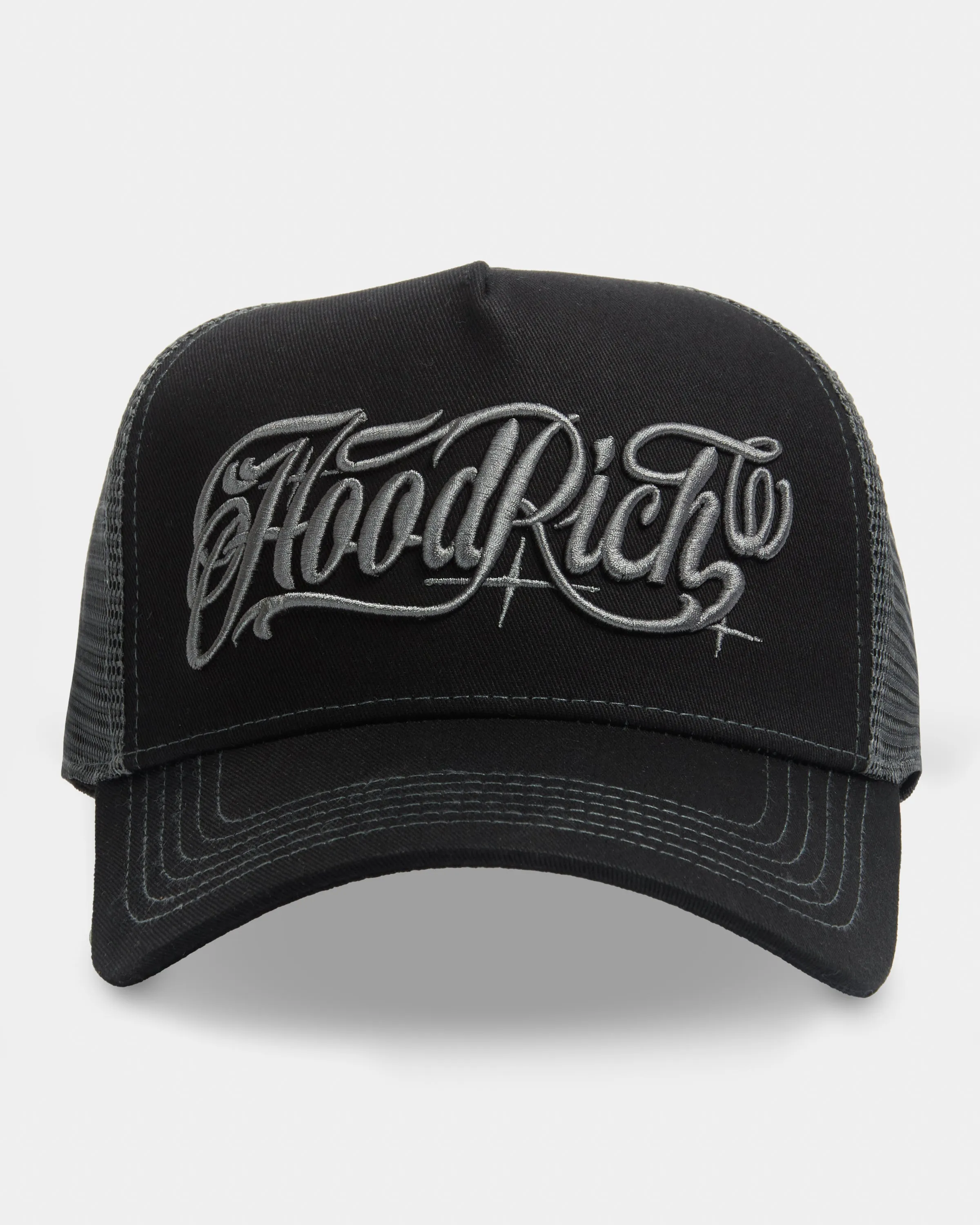 Legacy Trucker Cap - Black/Grey sold by Hoodrich
