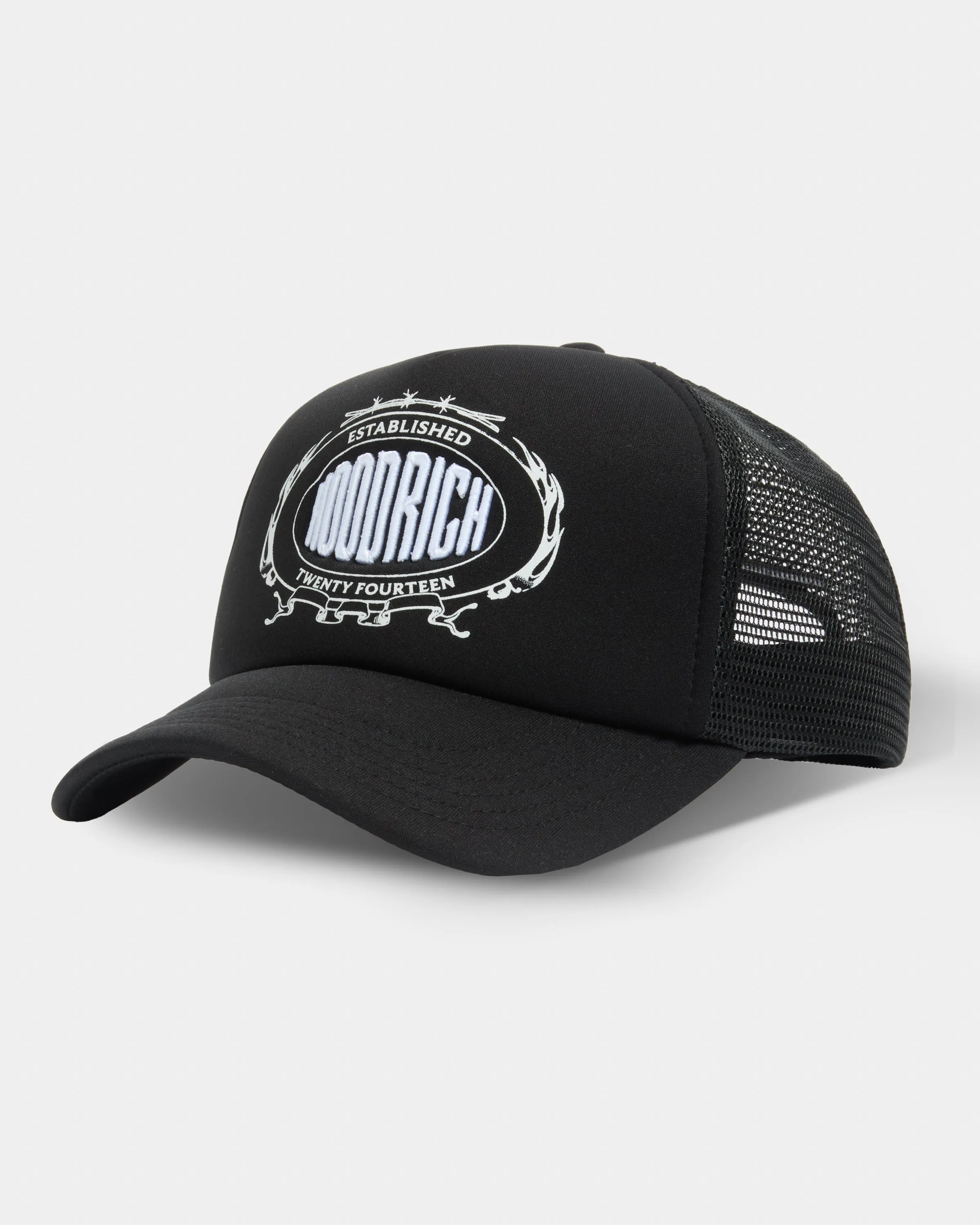 Noir Trucker Cap - Black/White sold by Hoodrich product image thumbnail 4