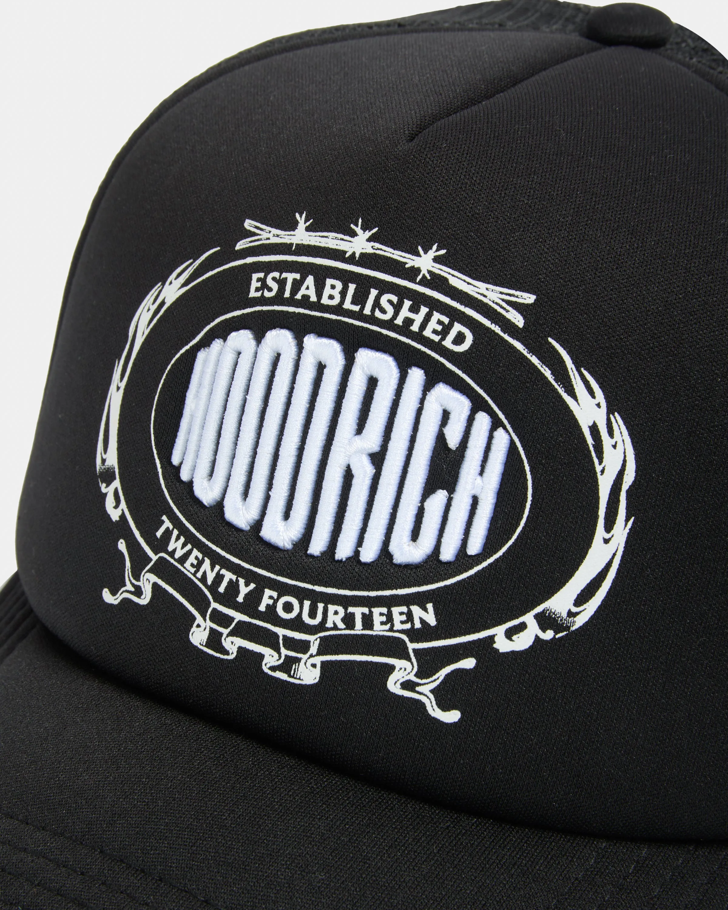 Noir Trucker Cap - Black/White sold by Hoodrich product image thumbnail 2