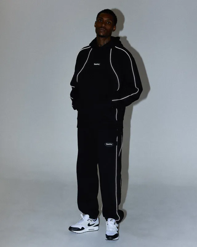 Cypher Oversized Jogger - Black/Reflective sold by Hoodrich