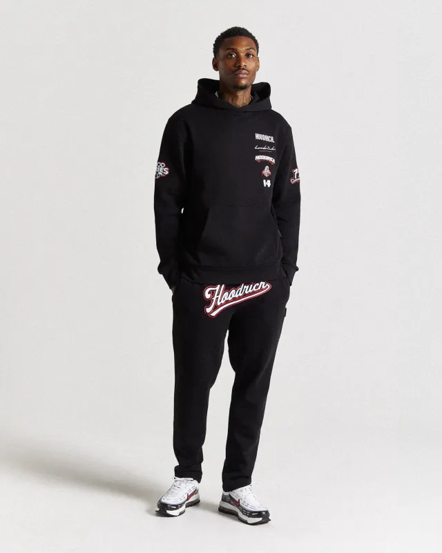 Stadium Jogger - Black/White/Red sold by Hoodrich