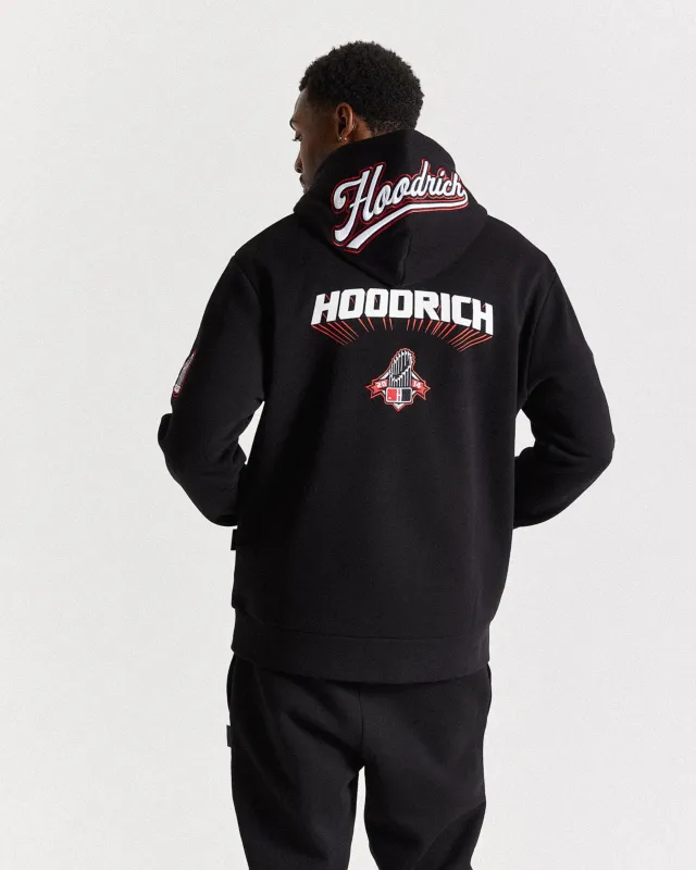 Stadium Hoodie - Black/White/Red sold by Hoodrich