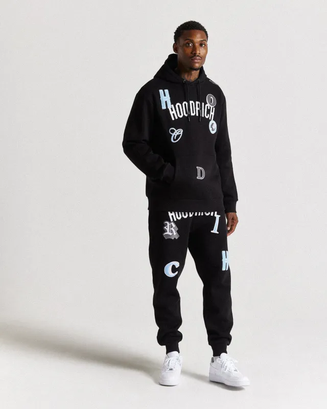 Pacific Jogger - Black/White/Grey/Blue sold by Hoodrich