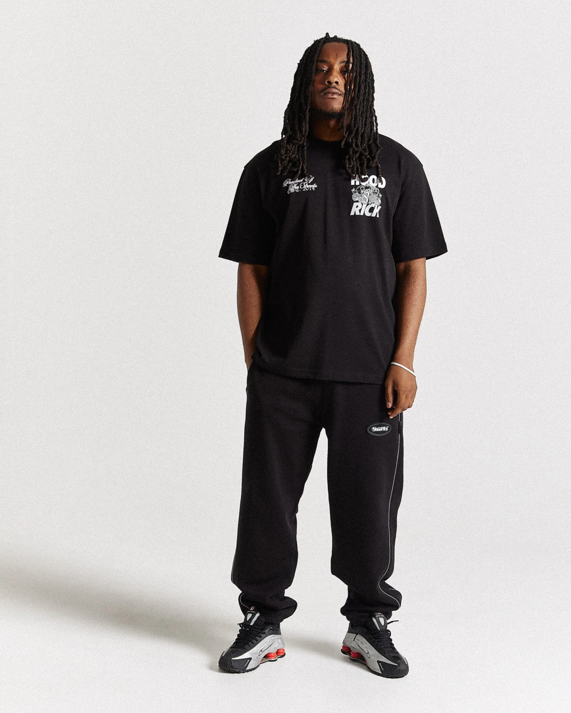 Flash Oversized T-Shirt - Black/White/Pink sold by Hoodrich product image thumbnail 3