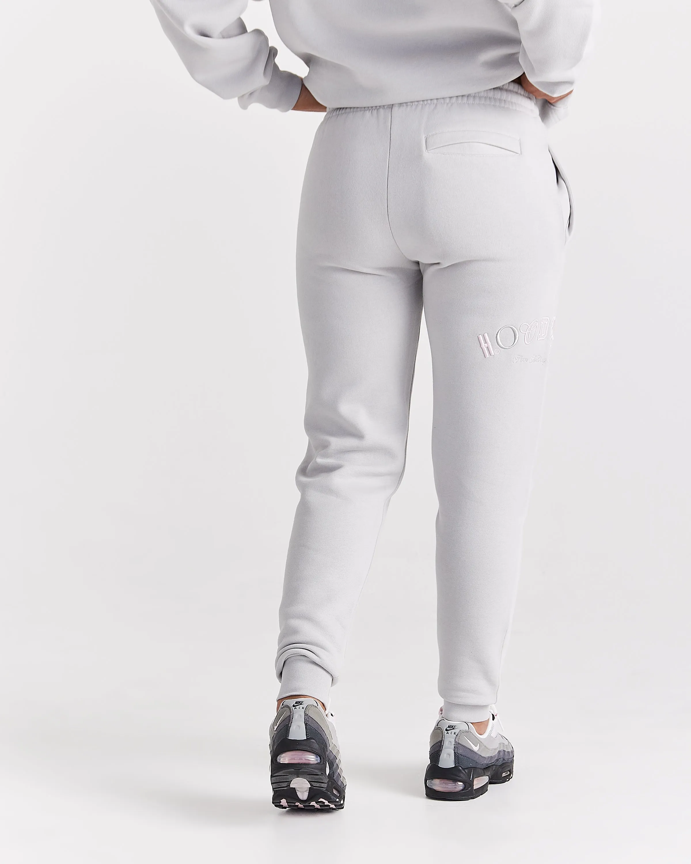 Calor Slim Joggers - Light Grey/Pink sold by Hoodrich product image thumbnail 5
