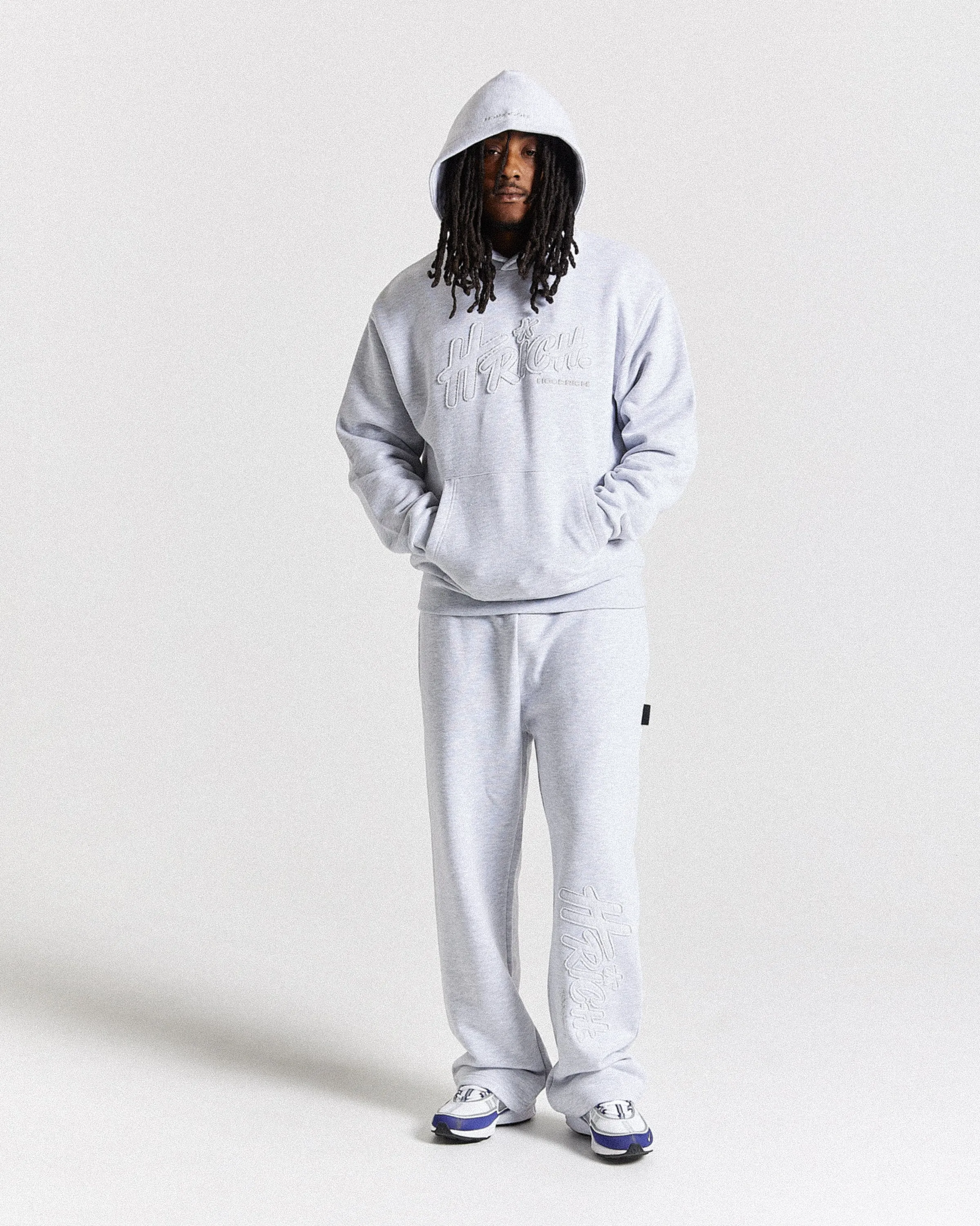 Asthrich Oversized Hoodie - Light Grey sold by Hoodrich product image thumbnail 3