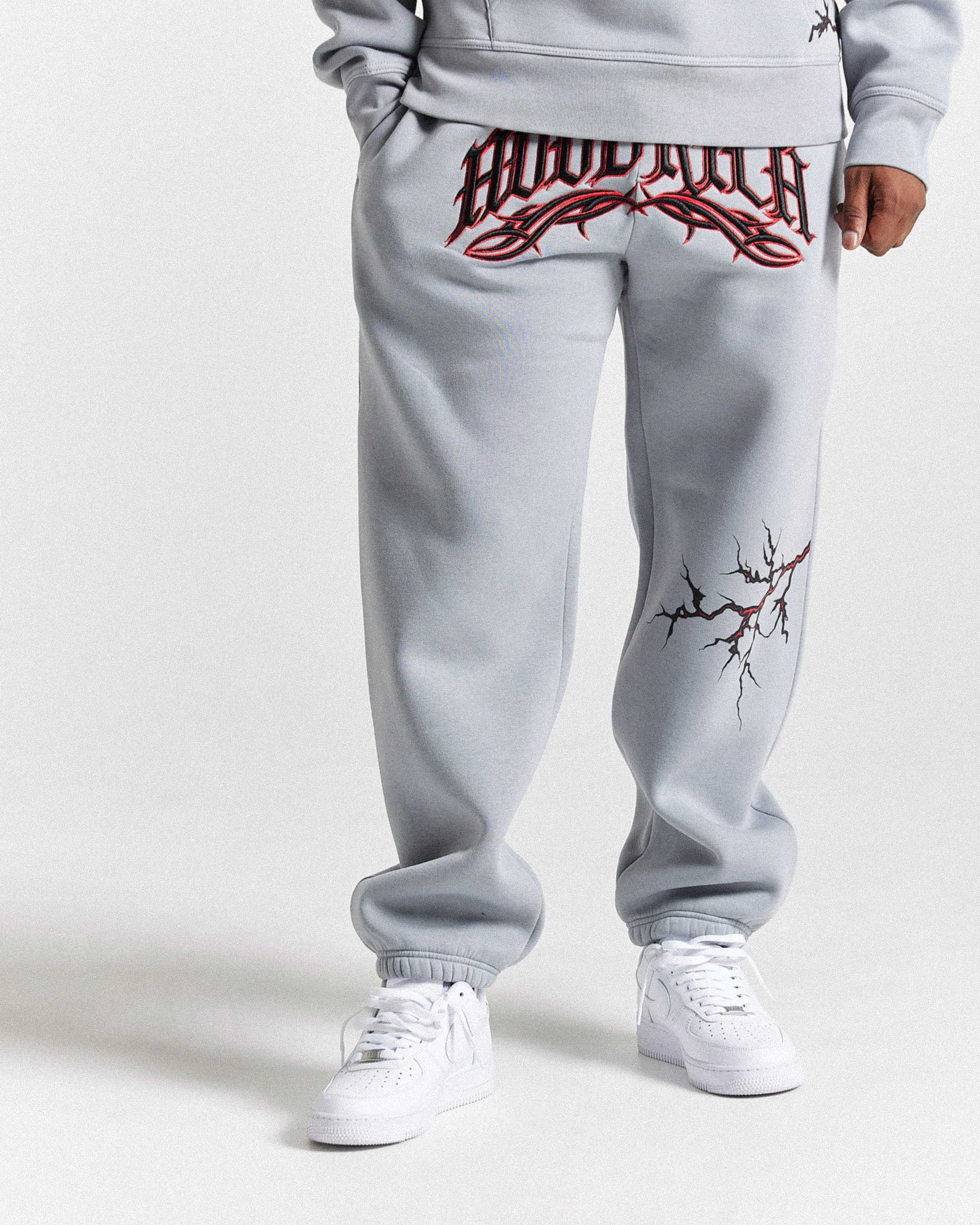 Dark Oversized Jogger - Grey/Black/Red sold by Hoodrich product image thumbnail 5
