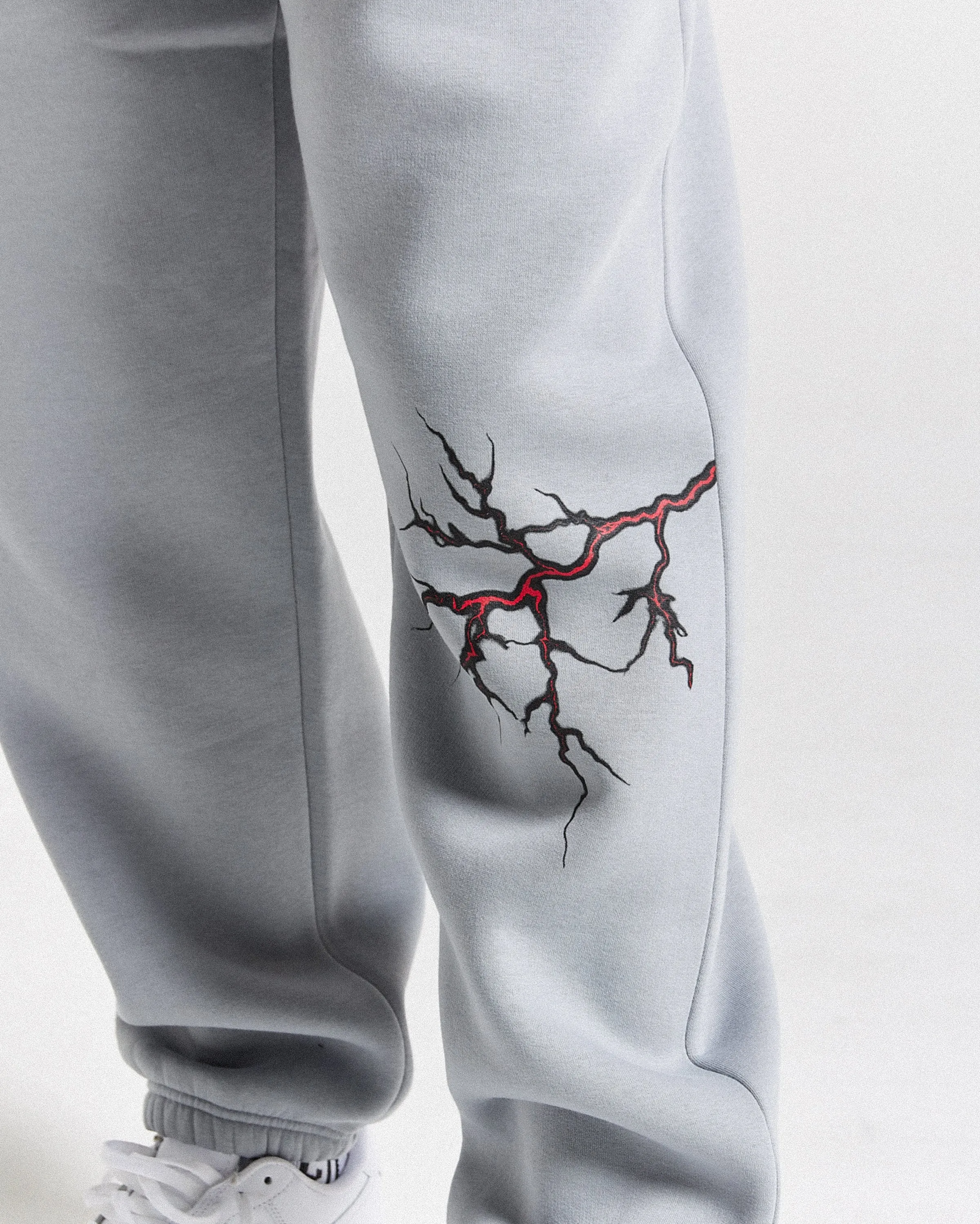 Dark Oversized Jogger - Grey/Black/Red sold by Hoodrich product image thumbnail 4