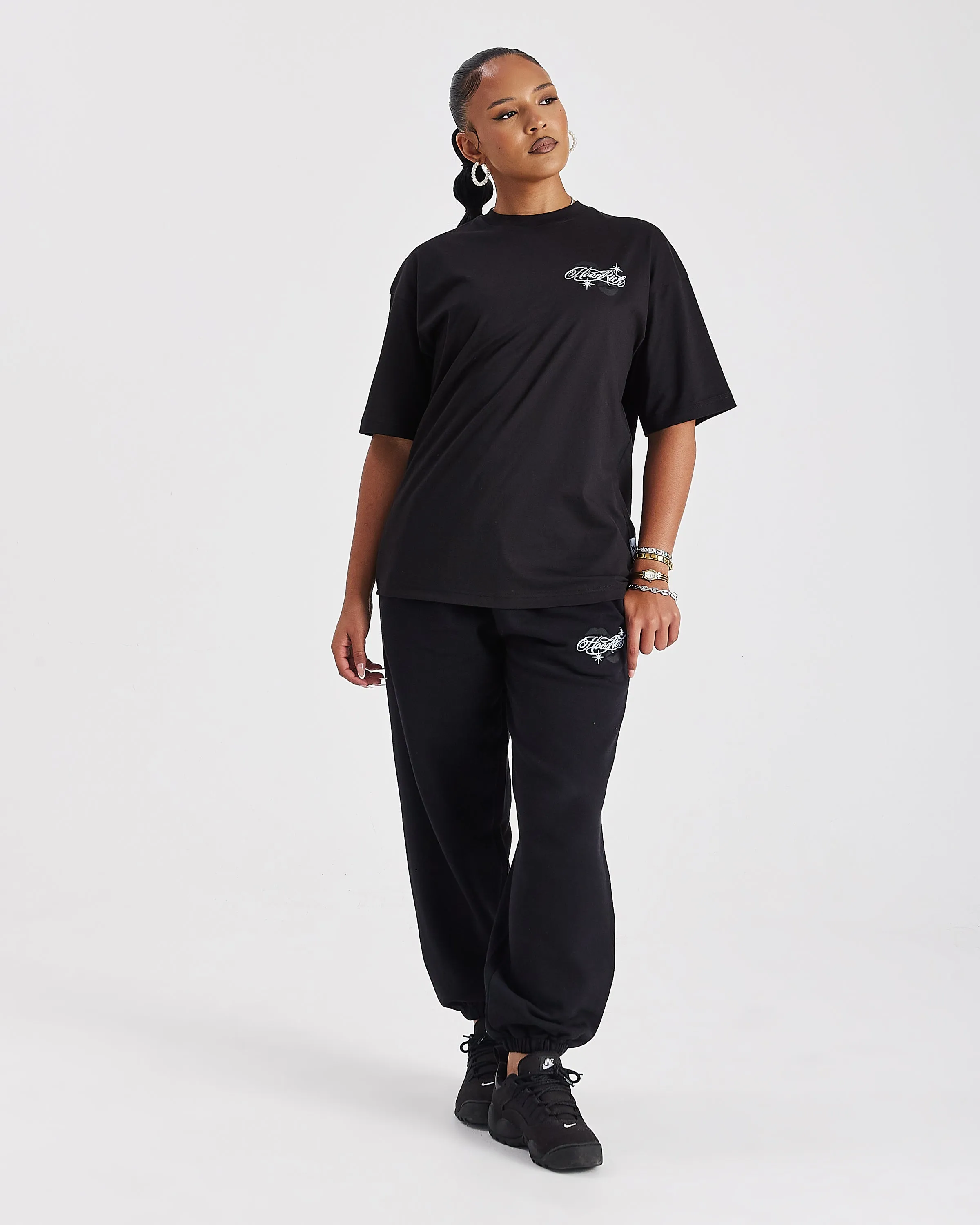 Vision Oversized Jogger - Black sold by Hoodrich product image thumbnail 2