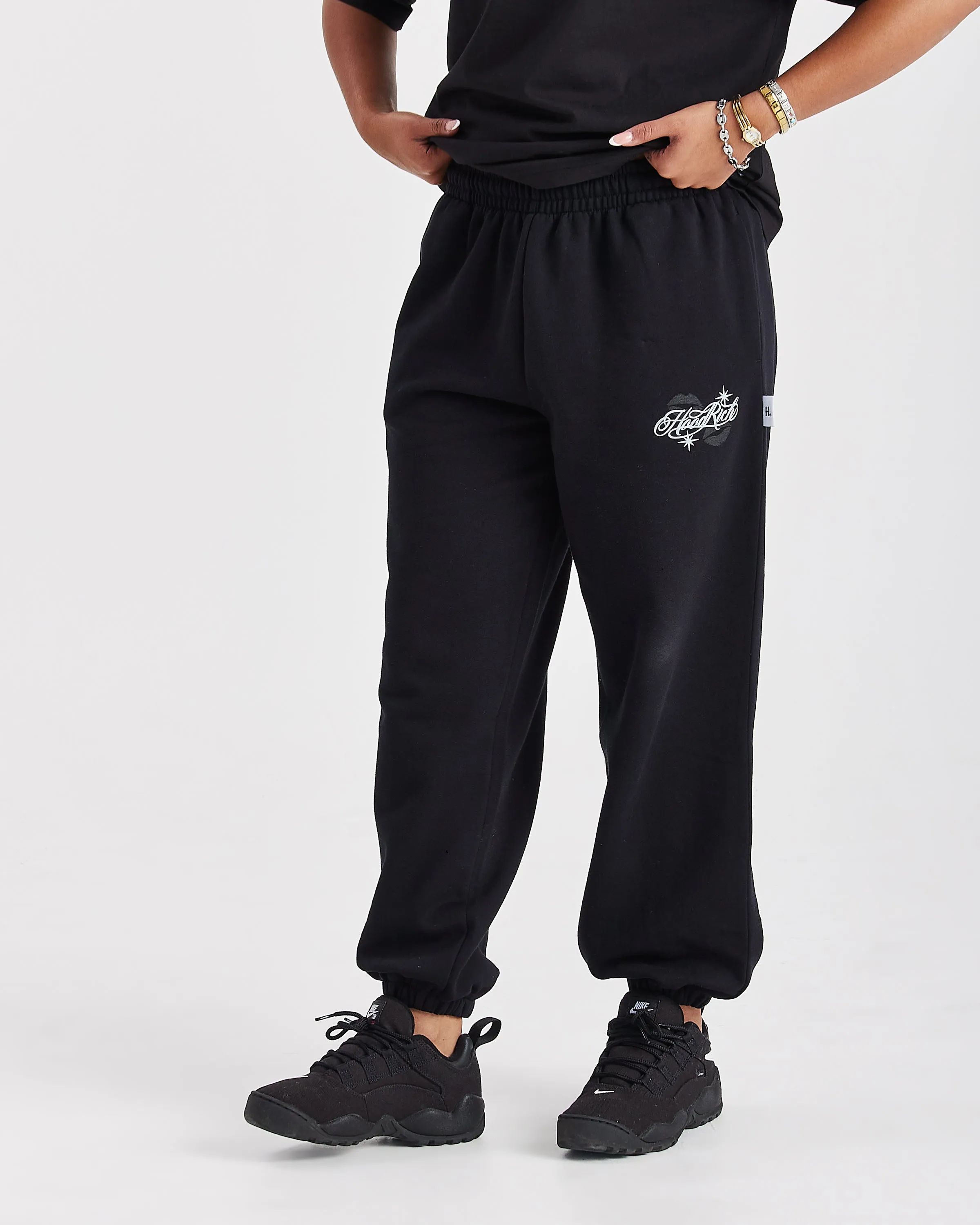 Vision Oversized Jogger - Black sold by Hoodrich product image thumbnail 4
