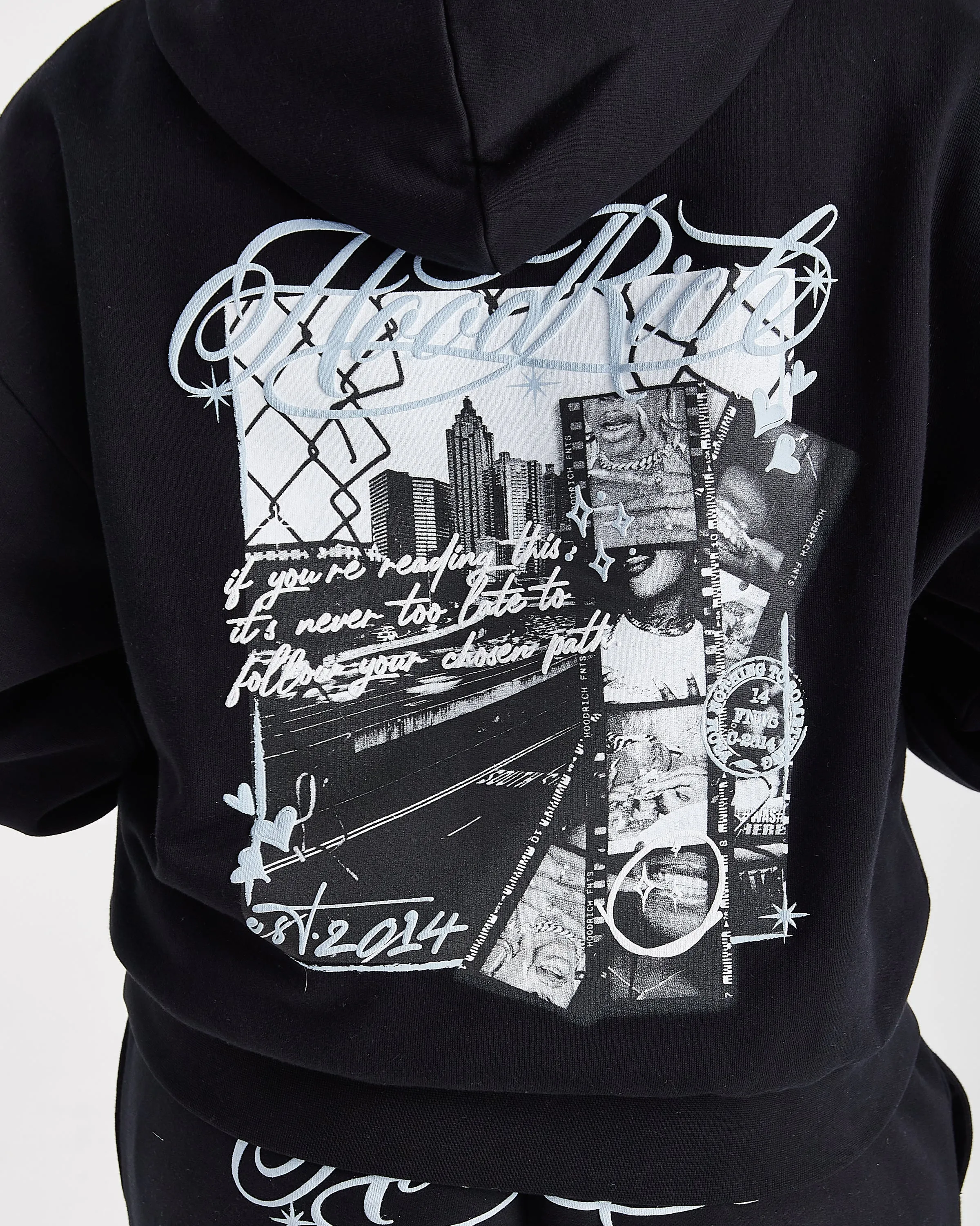 Vision Mid Length Hoodie - Black sold by Hoodrich product image thumbnail 4