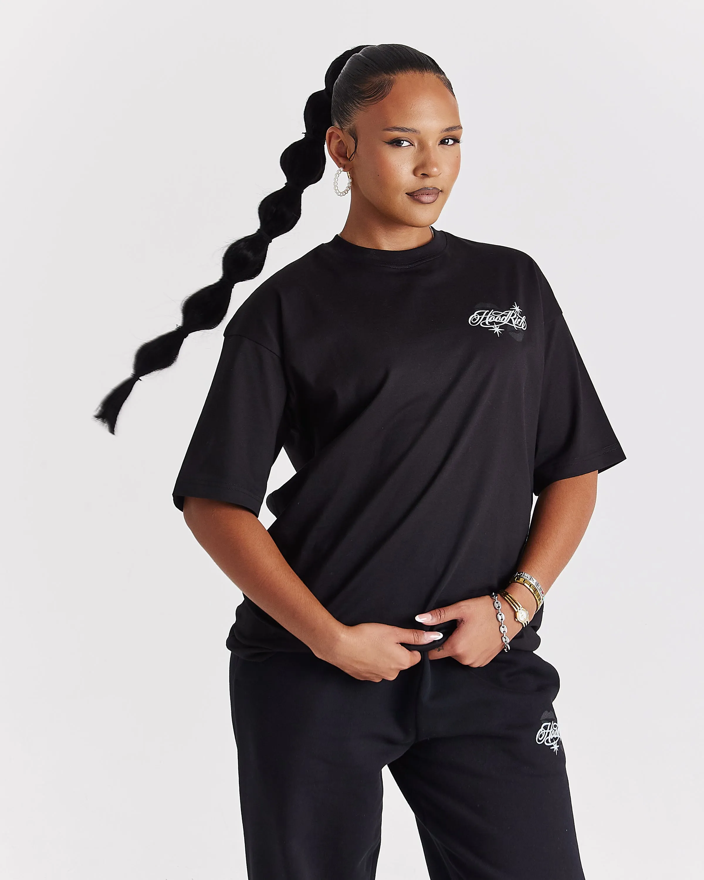 Vision Oversized T-Shirt - Black sold by Hoodrich product image thumbnail 2