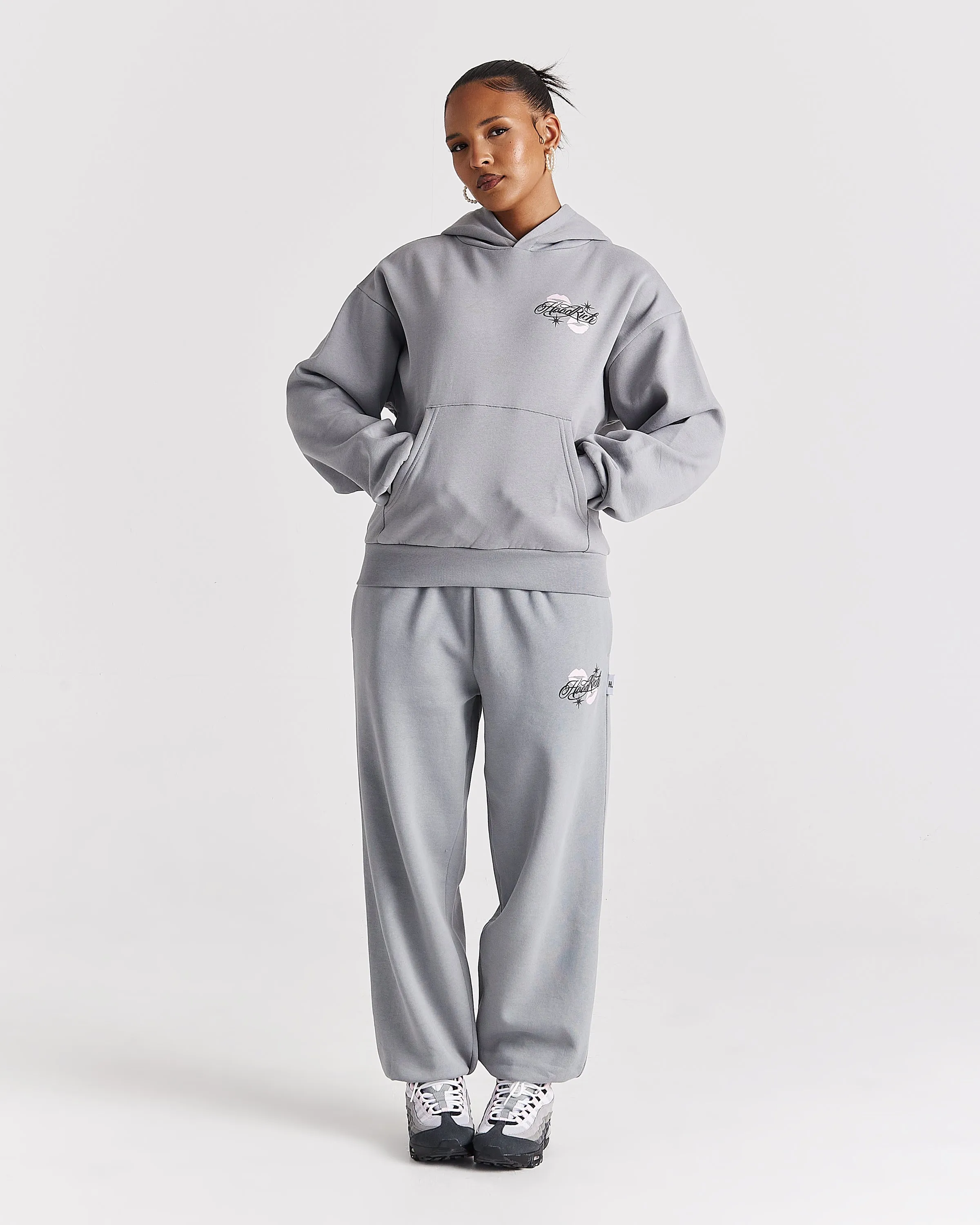 Vision Oversized Jogger - Grey/Pink/Black sold by Hoodrich product image thumbnail 2