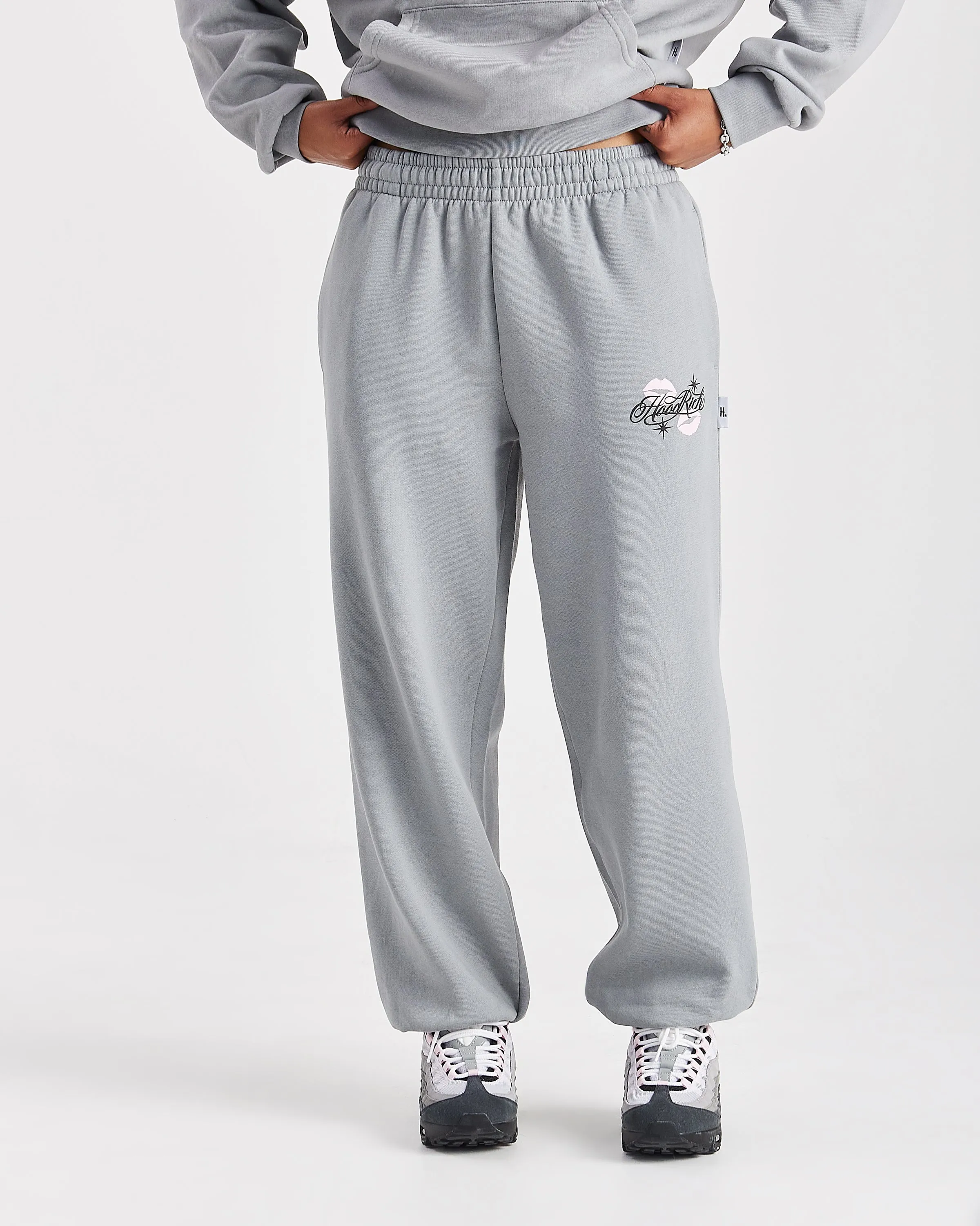 Vision Oversized Jogger - Grey/Pink/Black sold by Hoodrich product image thumbnail 4