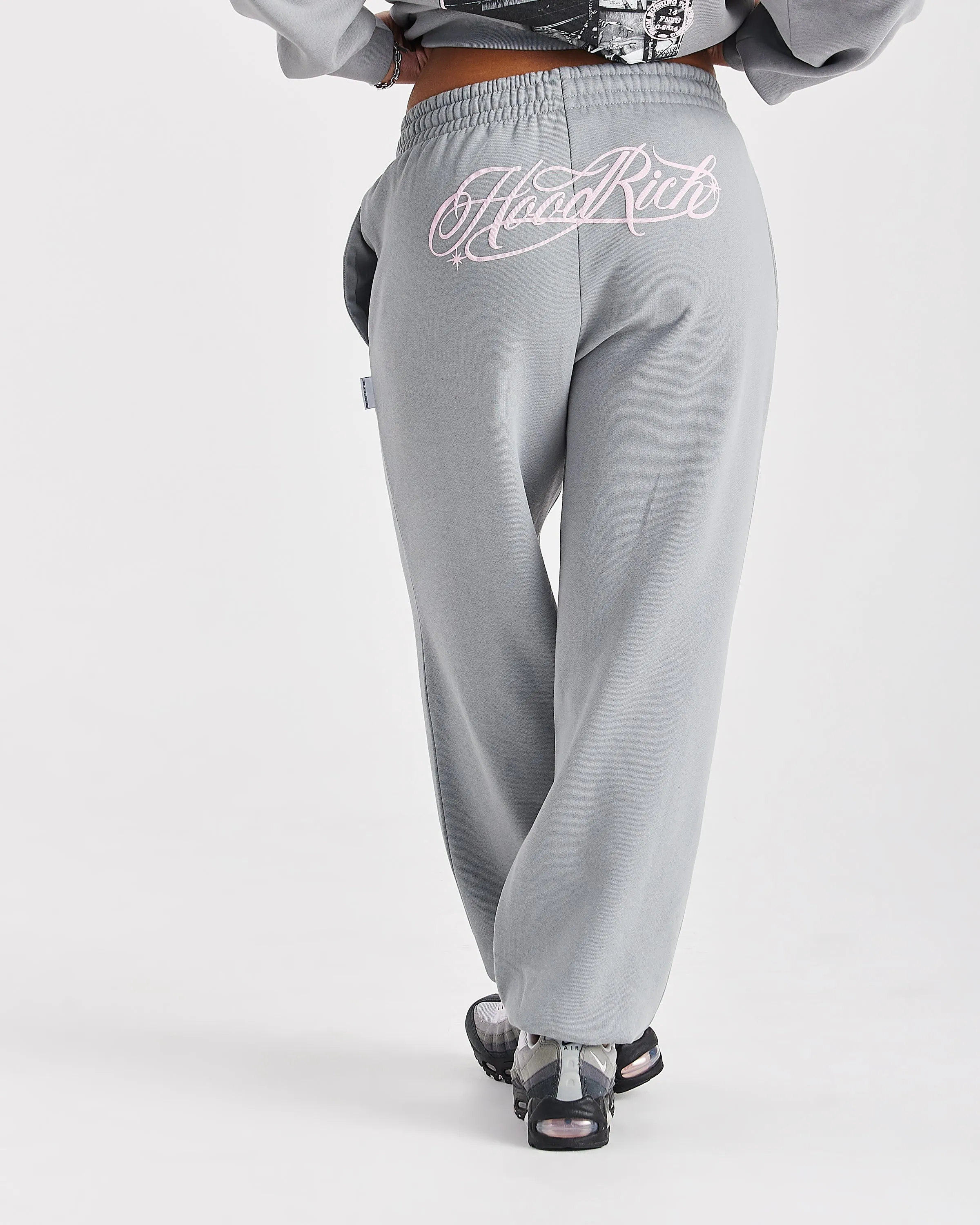 Vision Oversized Jogger - Grey/Pink/Black sold by Hoodrich
