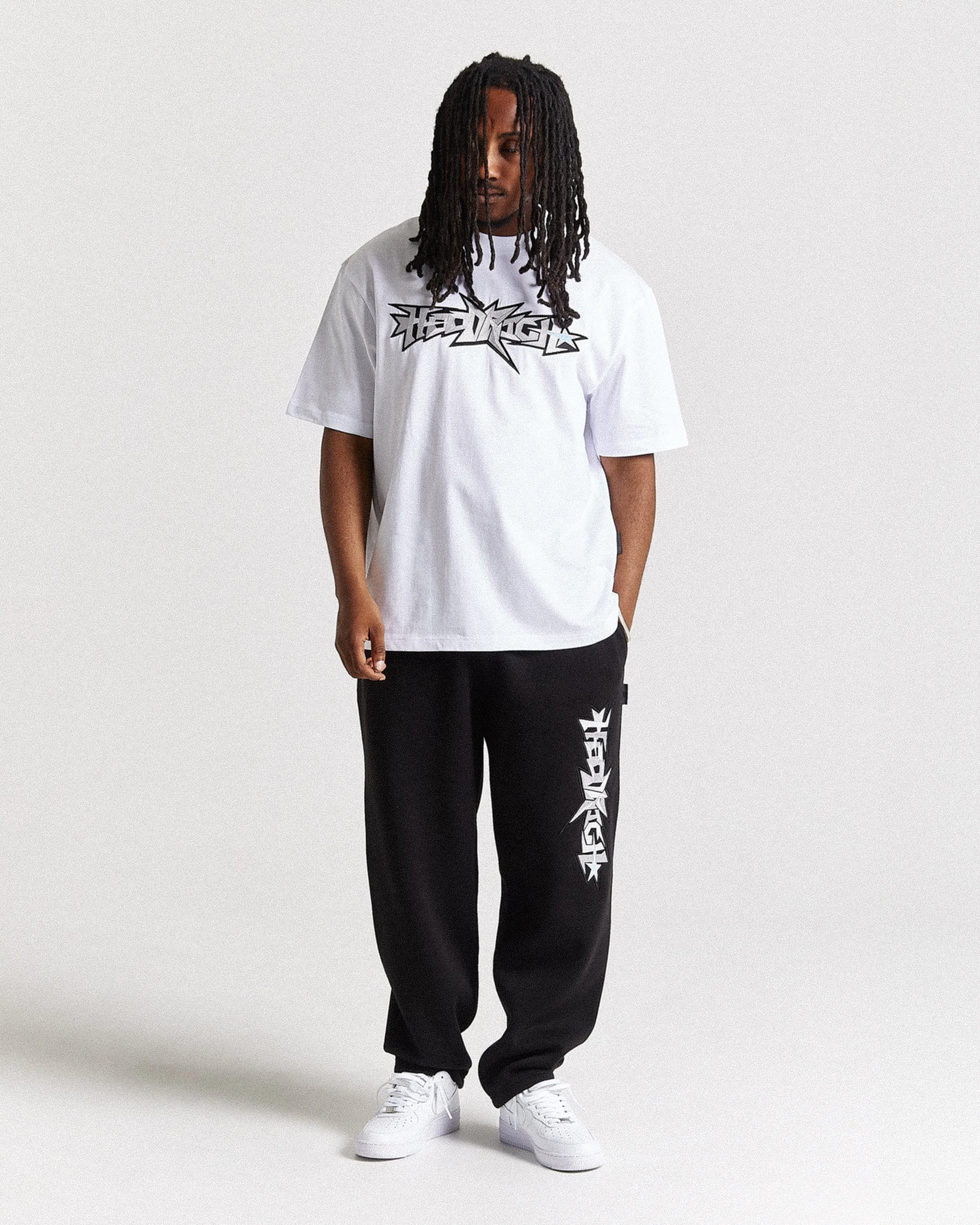 Triluxe Oversized T-Shirt - White/Black sold by Hoodrich product image thumbnail 3