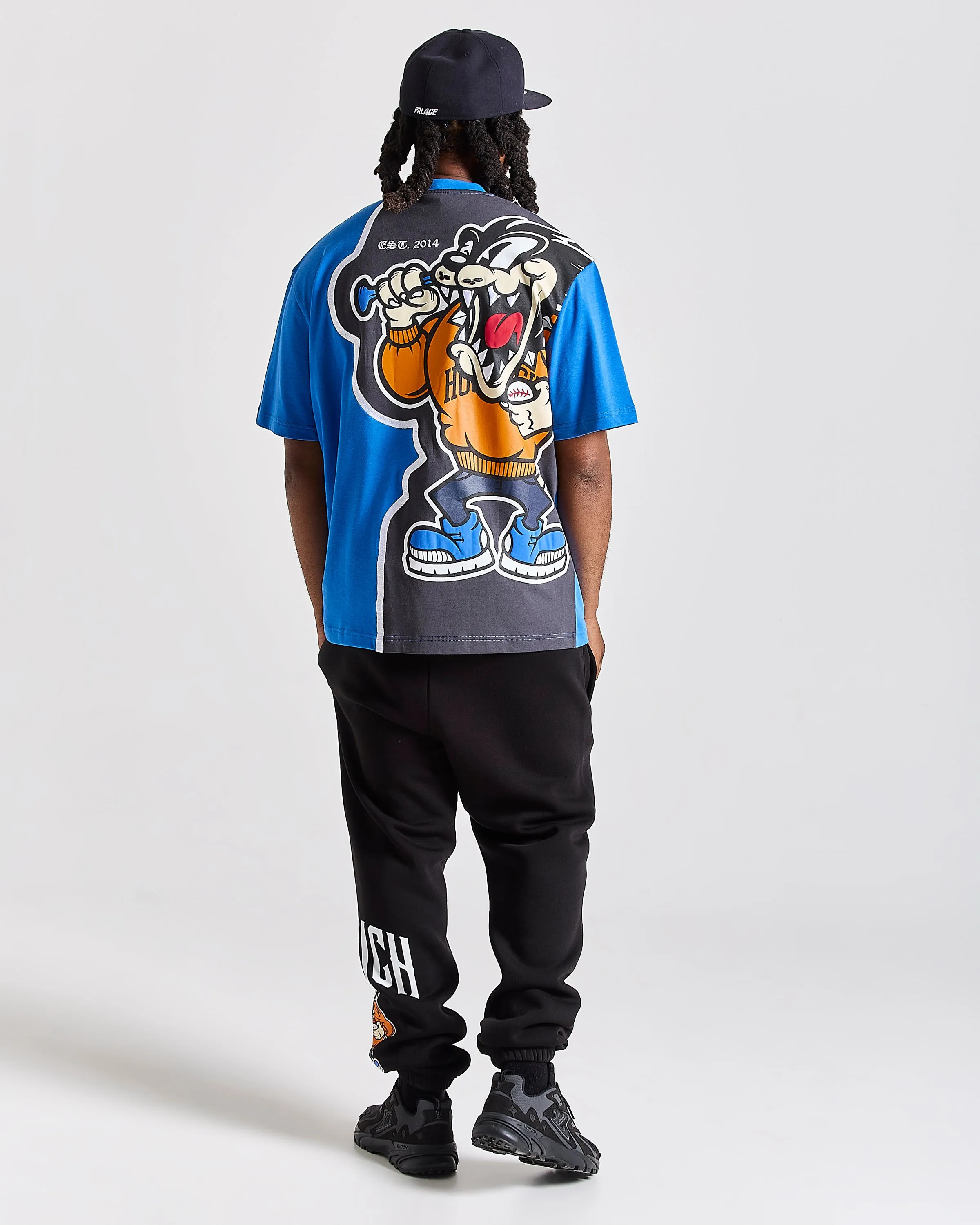 Menace Oversized T-Shirt - Blue/Black/Orange sold by Hoodrich product image thumbnail 3
