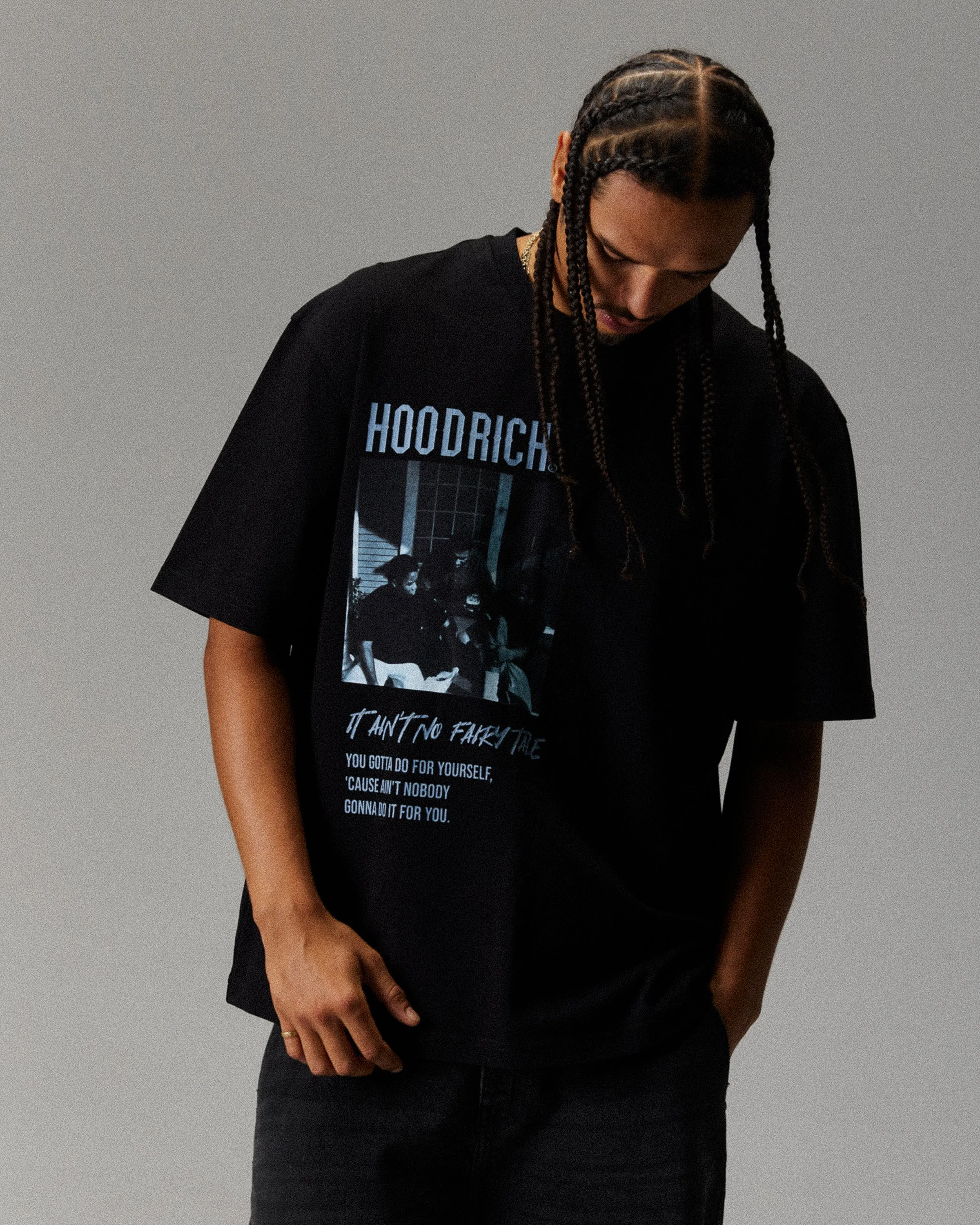Unity Boyz N The Hood T-Shirt - Black/Grey sold by Hoodrich product image thumbnail 3