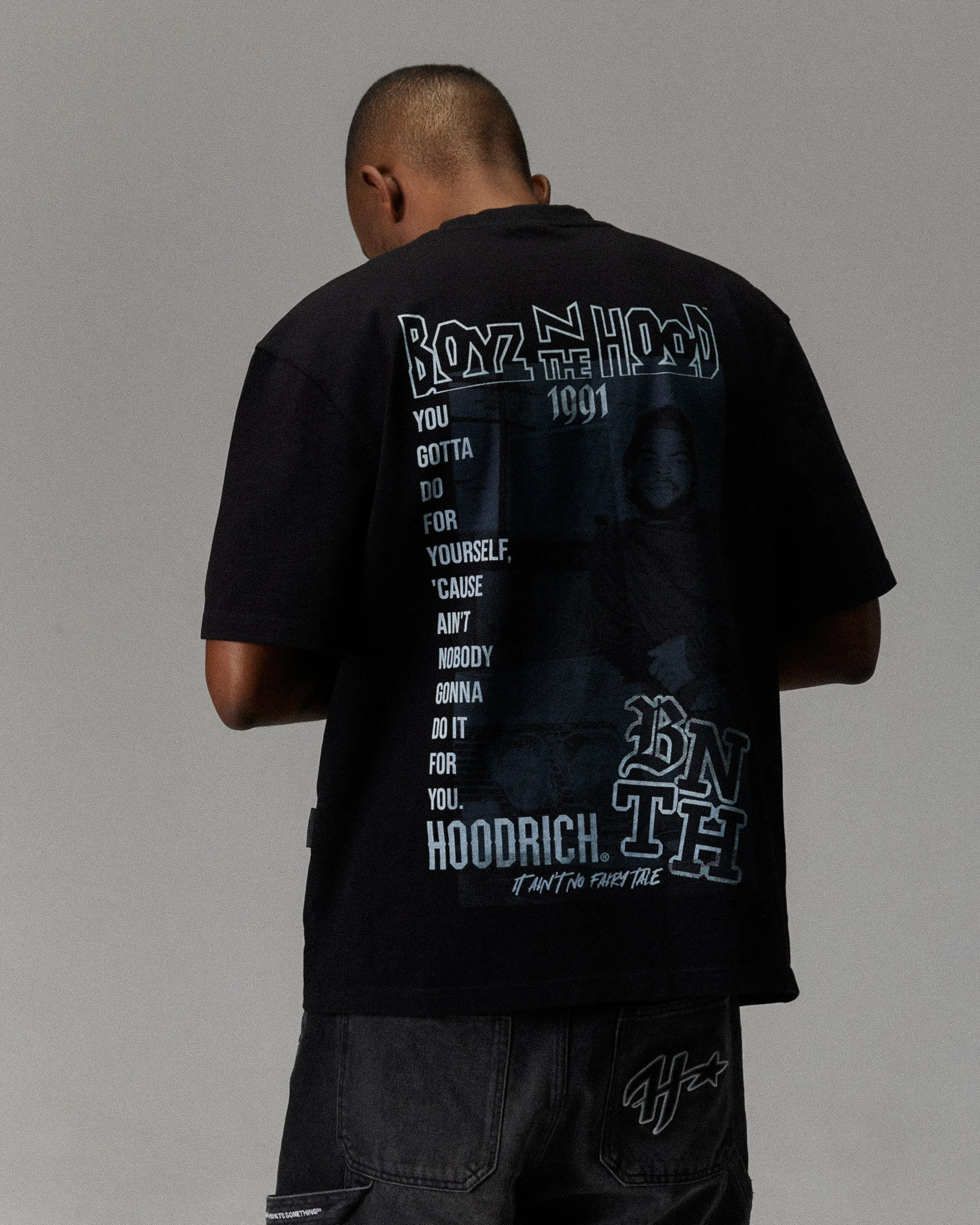 Legend Boyz N The Hood T-Shirt - Black/Grey sold by Hoodrich