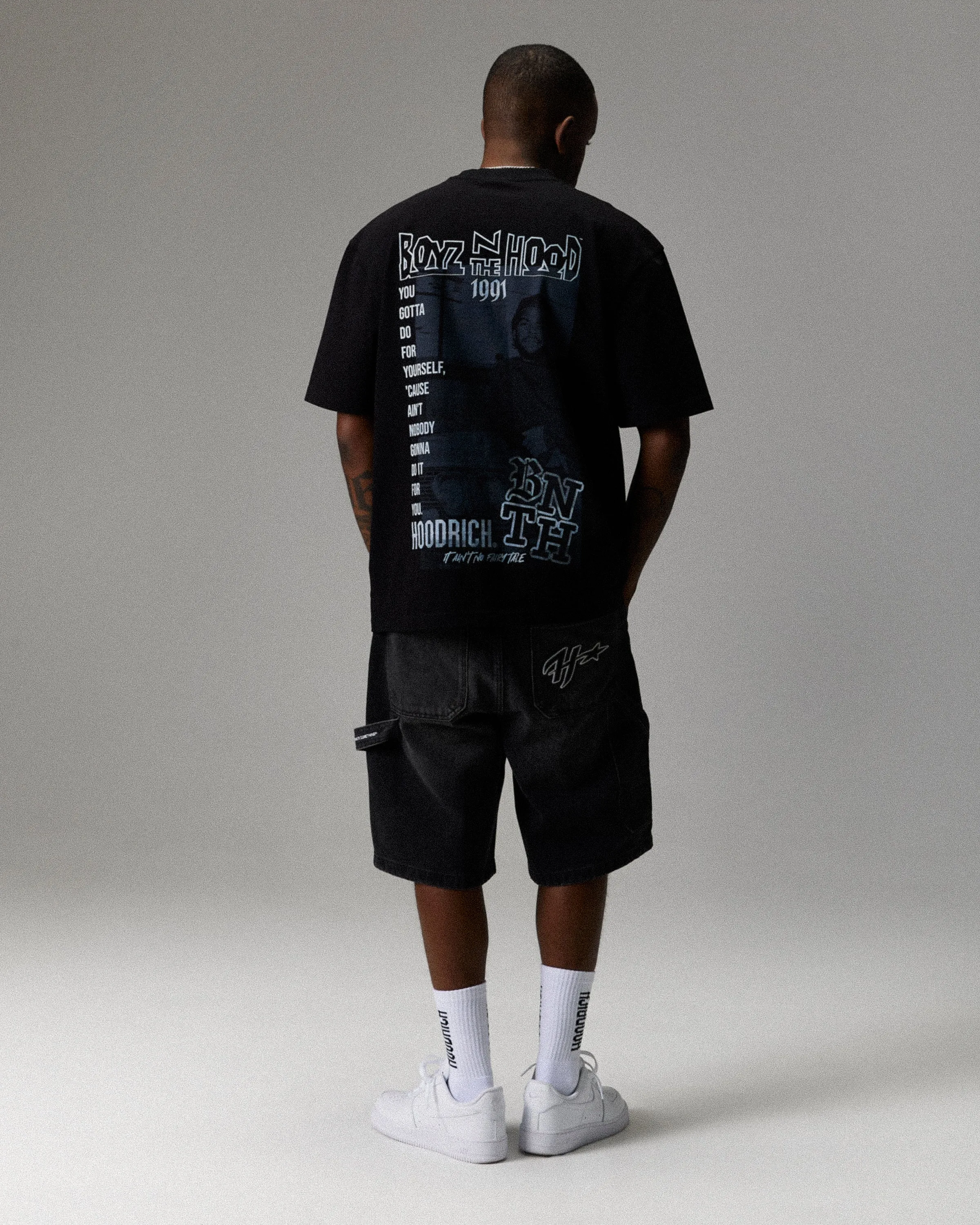 Legend Boyz N The Hood T-Shirt - Black/Grey sold by Hoodrich product image thumbnail 5