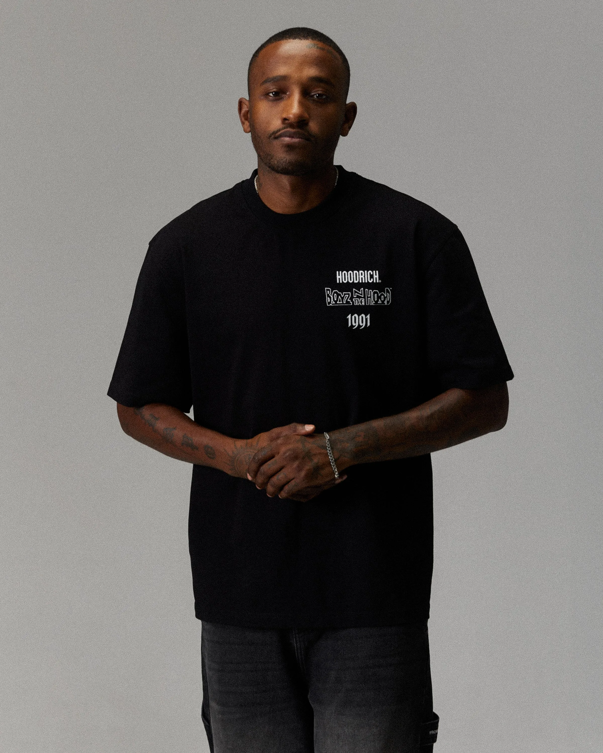 Legend Boyz N The Hood T-Shirt - Black/Grey sold by Hoodrich product image thumbnail 2