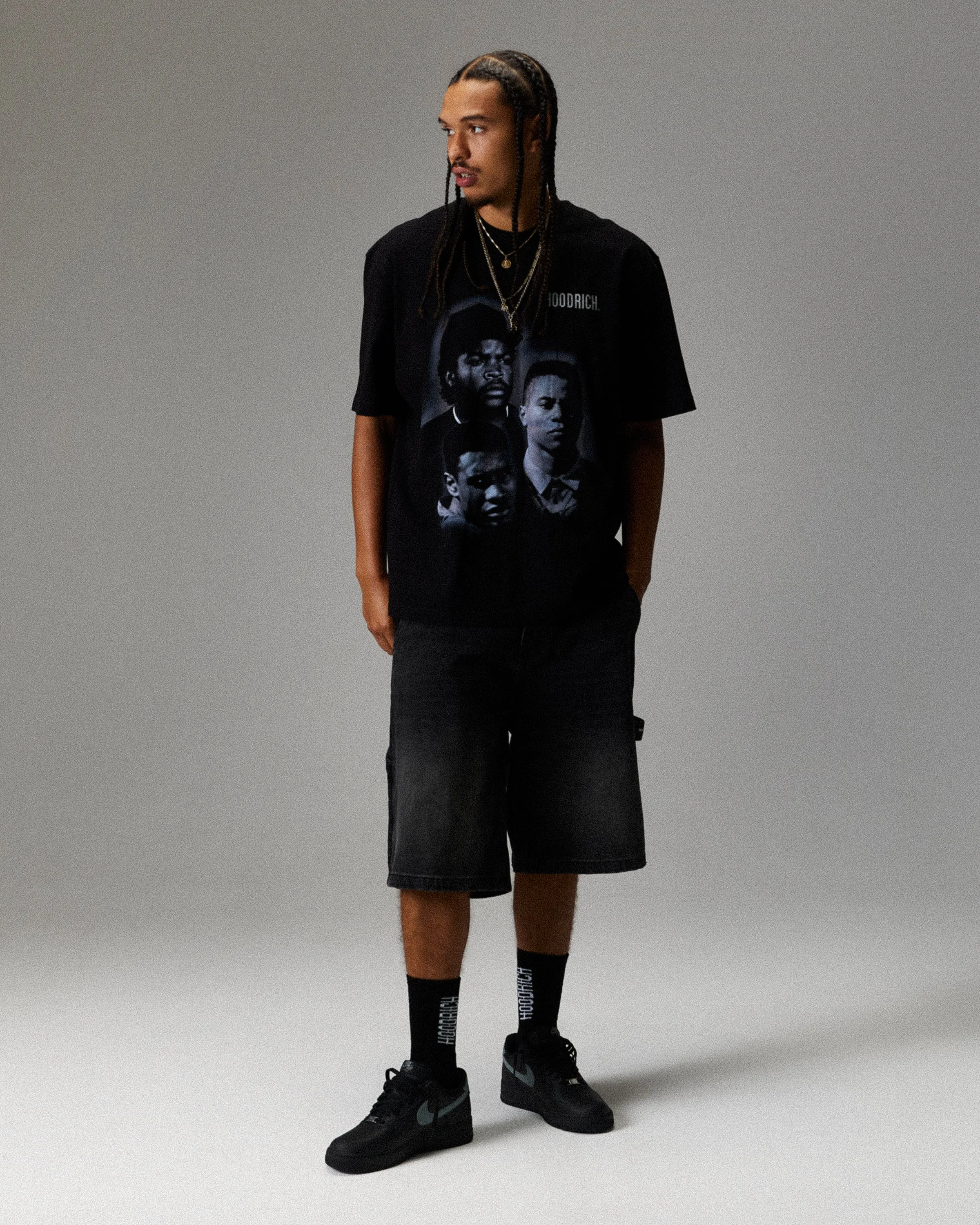 Heritage Boyz N The Hood T-Shirt - Black/Grey sold by Hoodrich product image thumbnail 4