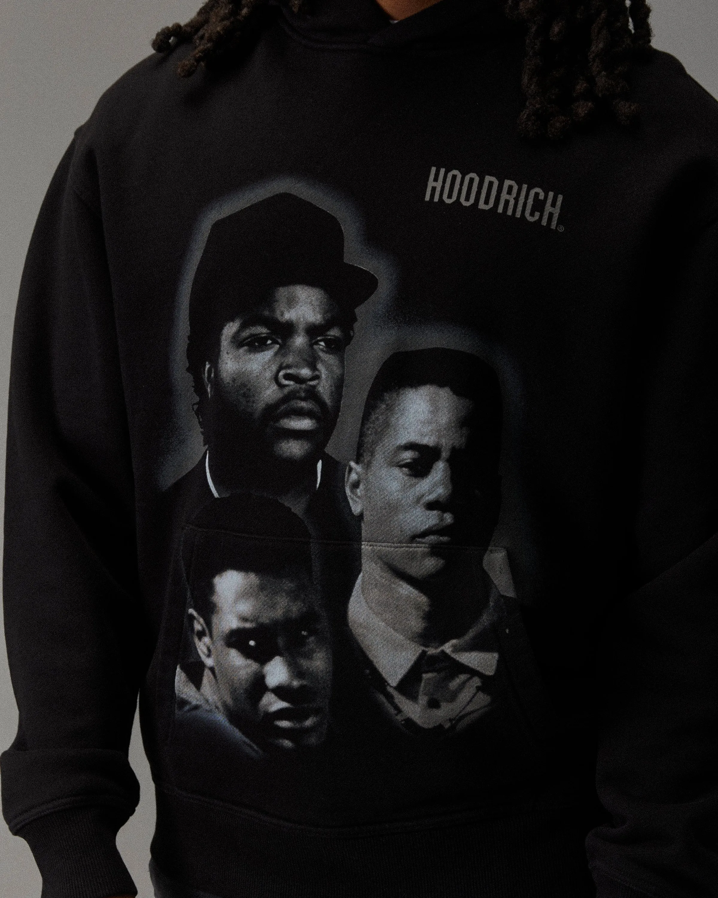 Heritage Boyz N The Hood Hoodie - Black/Grey sold by Hoodrich product image thumbnail 2