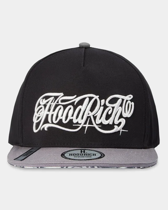 Legacy Snapback - Black/White/Grey sold by Hoodrich